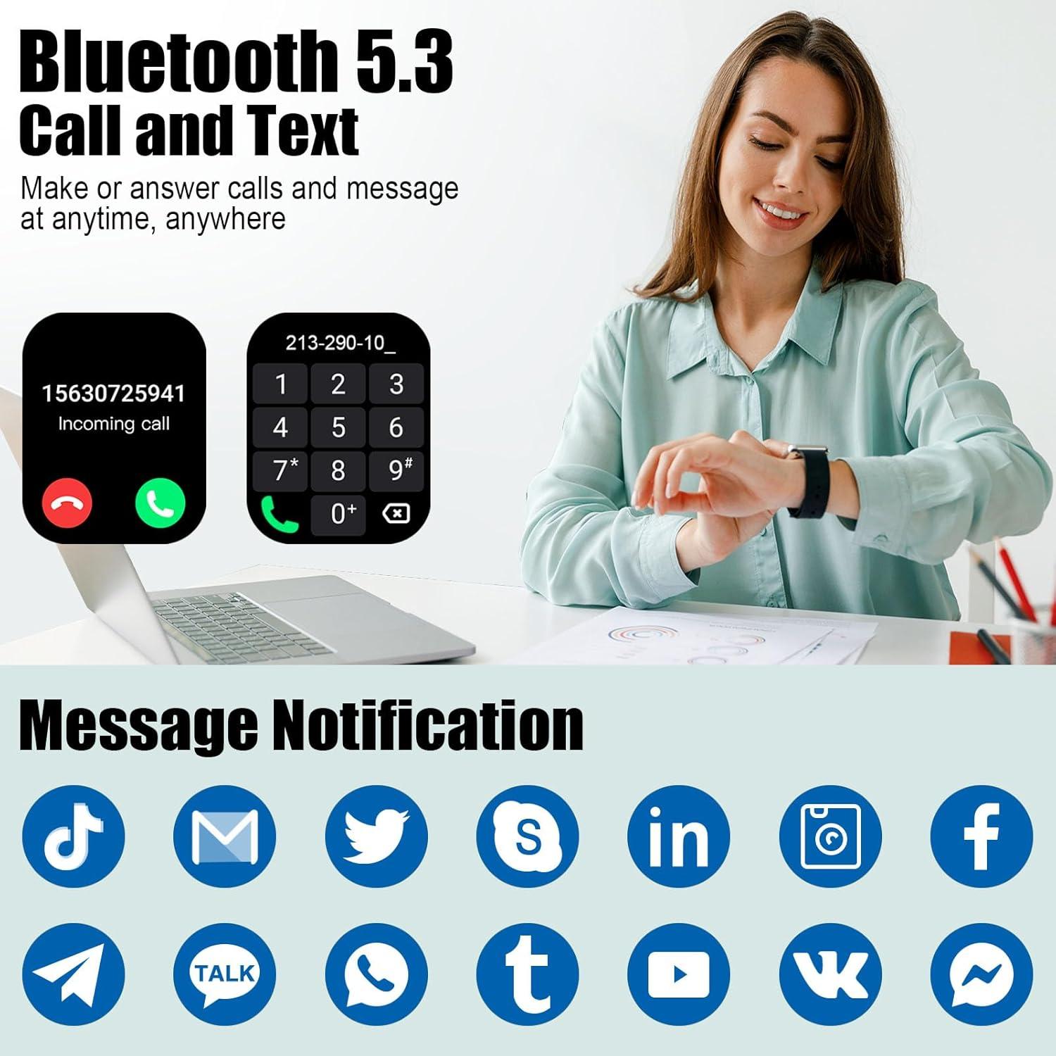 Reloj Inteligente Fitness Y66 Negro - Pantalla 5 cm, IP68