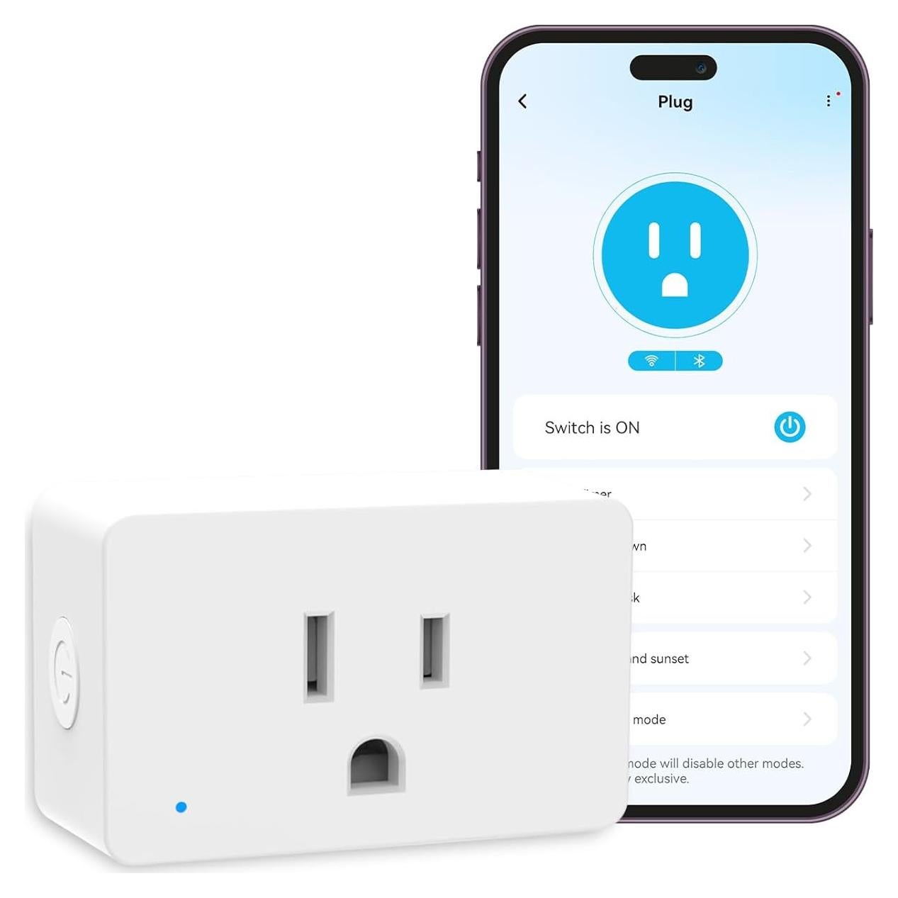 Enchufe Inteligente DAYBETTER 15A WiFi Alexa y Google Home