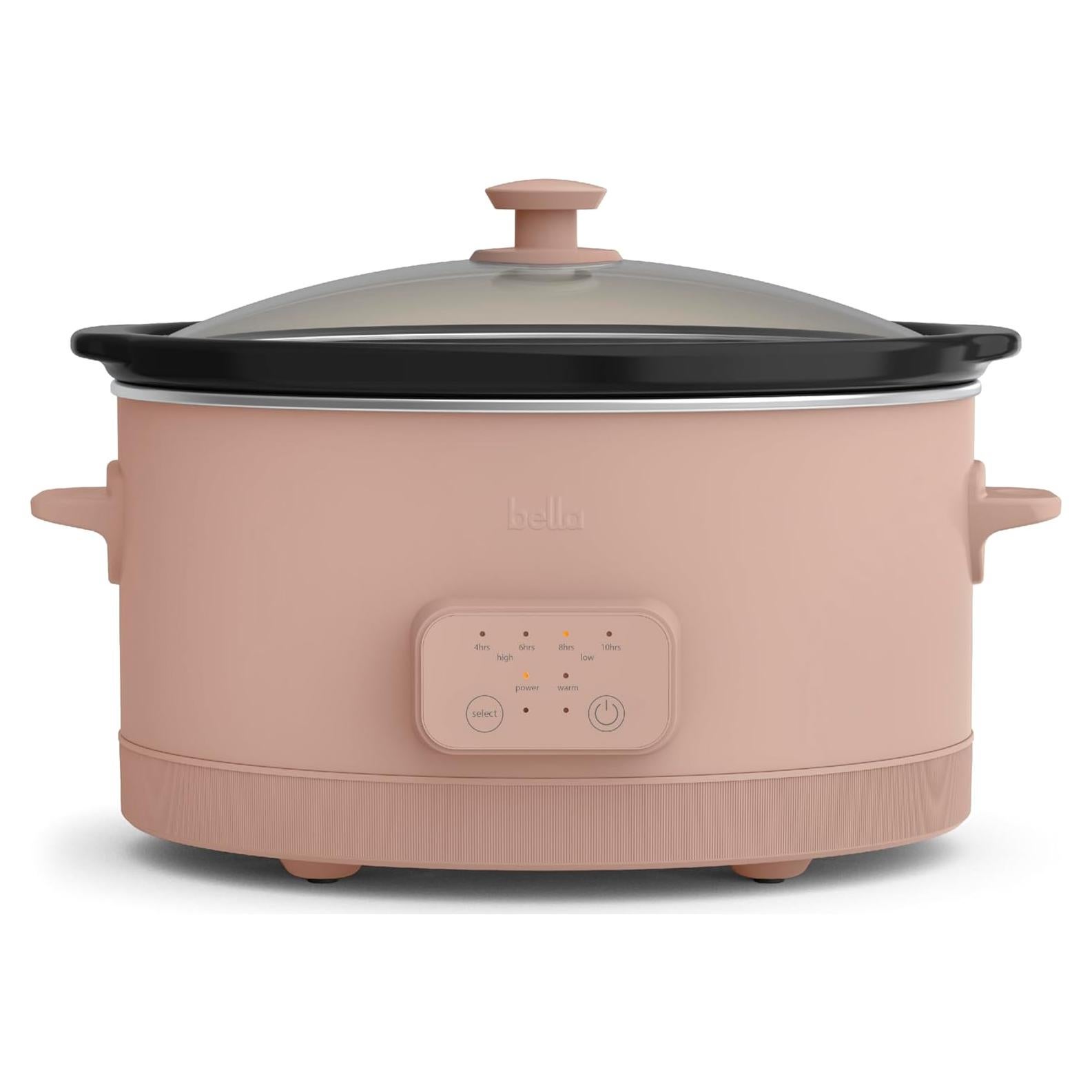 Cocinero Lento Programable BELLA 6 Qt Cerámico Antiadherente