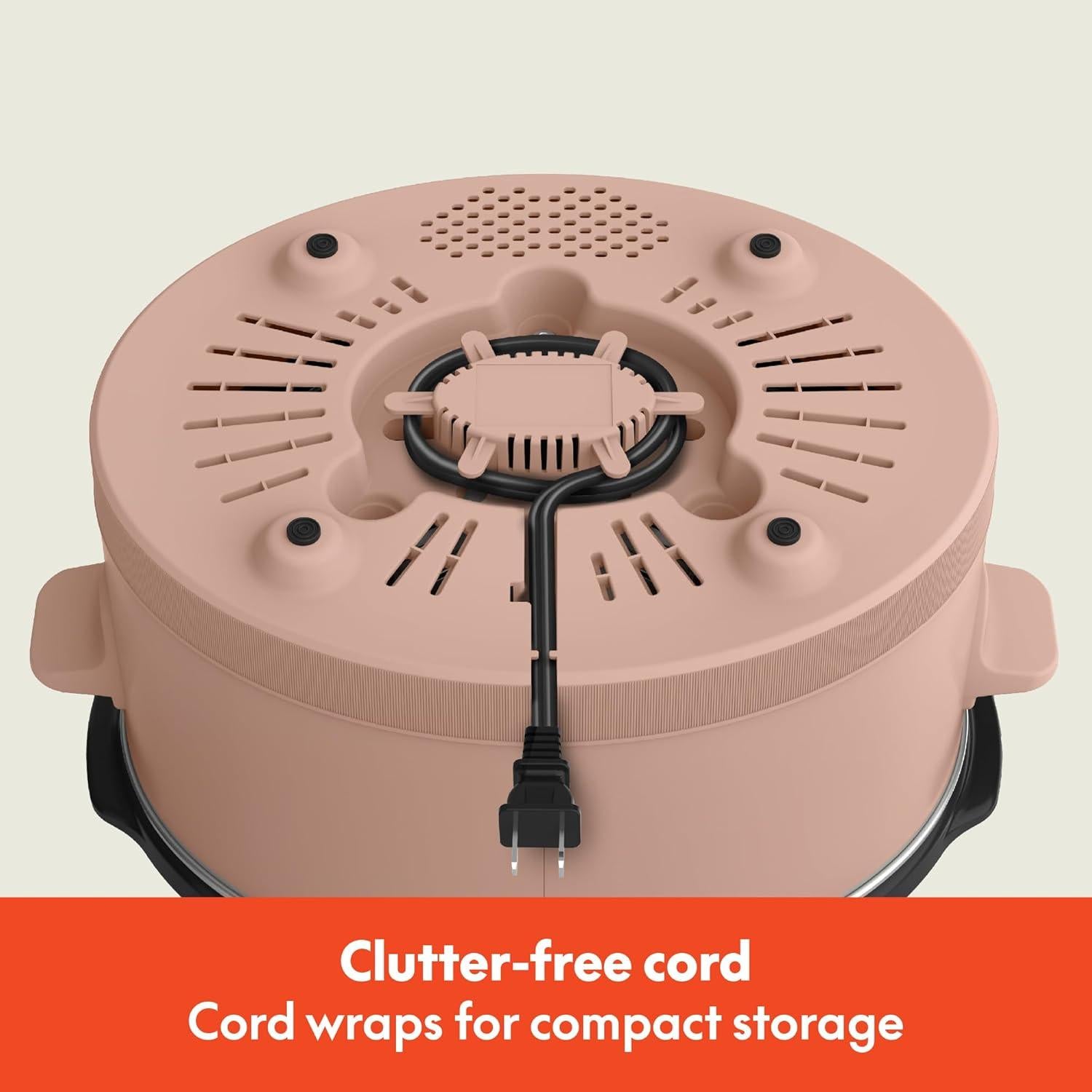 Cocinero Lento Programable BELLA 6 Qt Cerámico Antiadherente