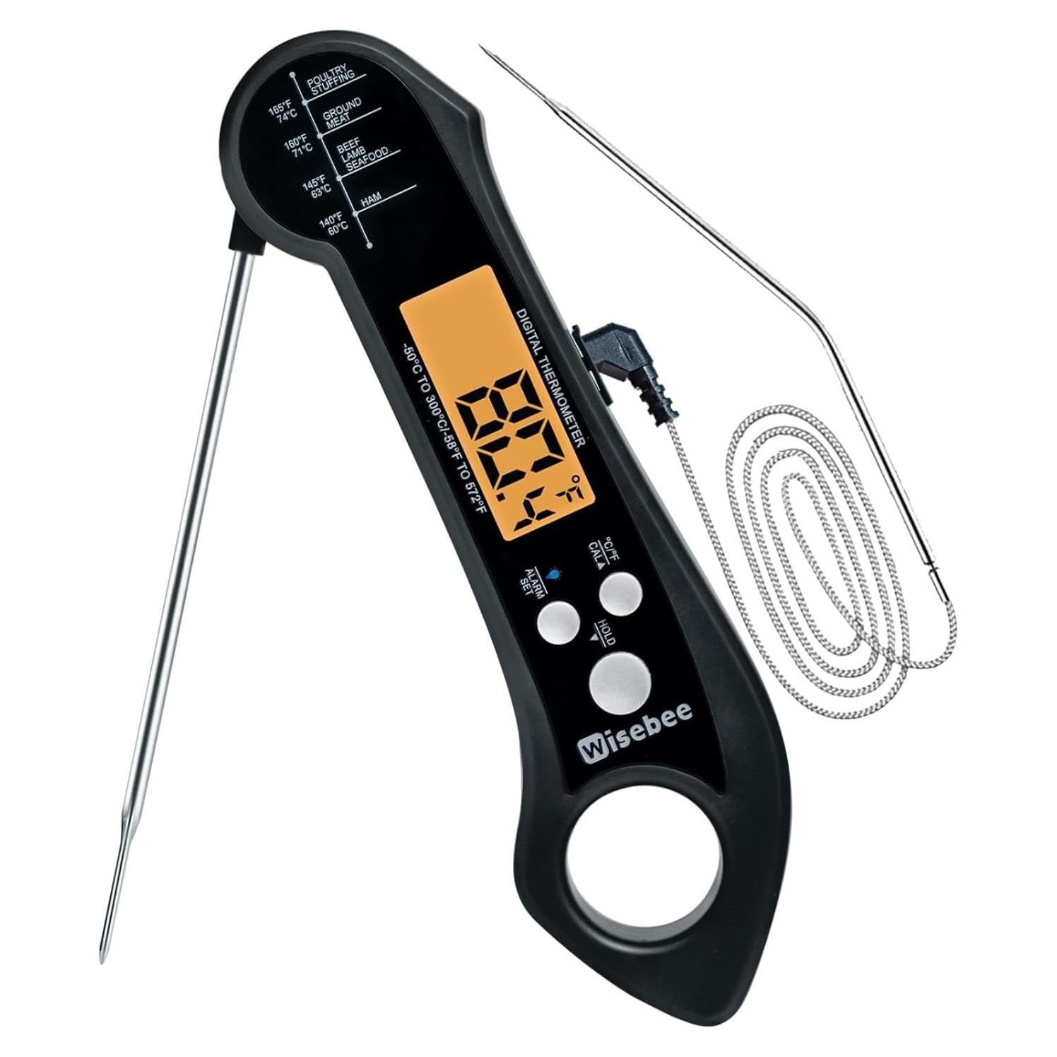 Termómetro de Carne Digital Wisebee S1 2 en 1 Impermeable