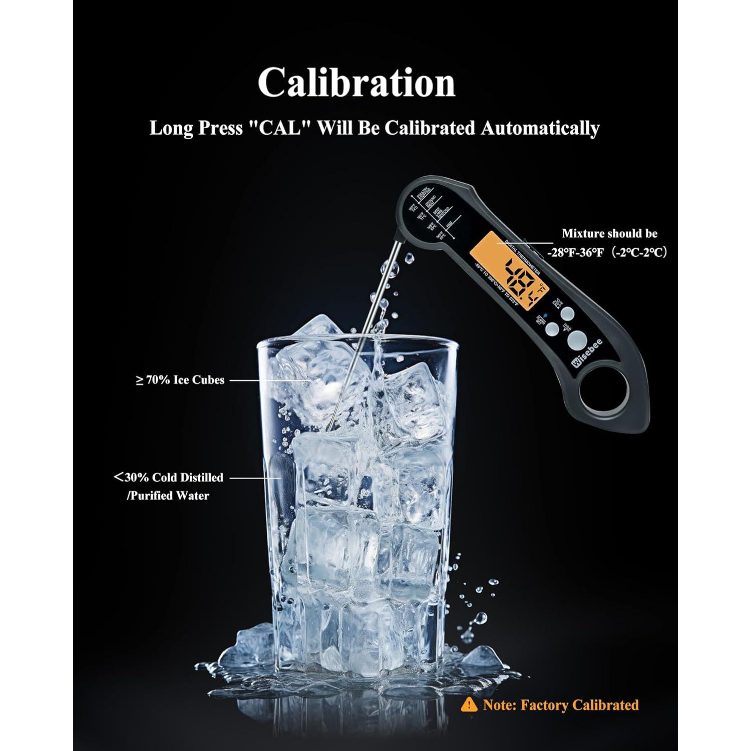 Termómetro de Carne Digital Wisebee S1 2 en 1 Impermeable