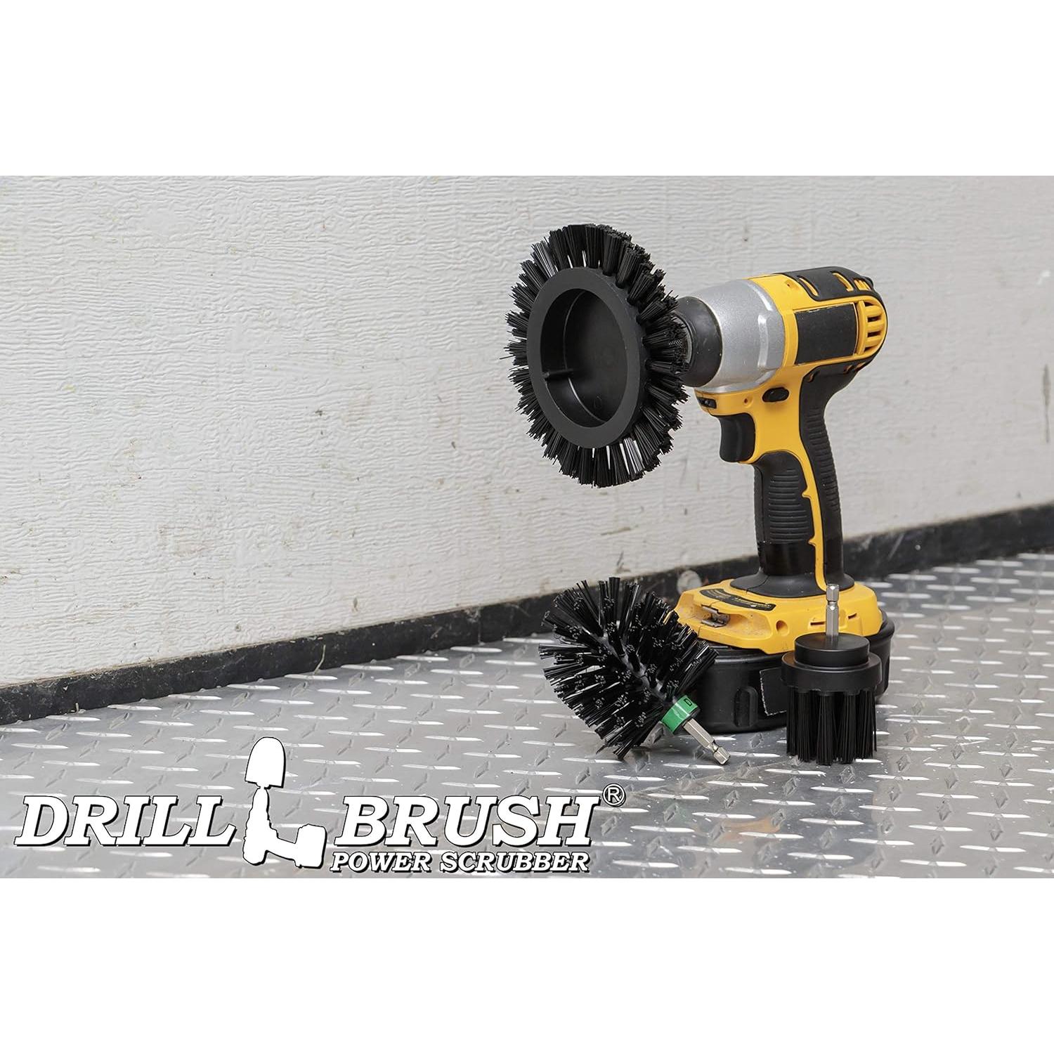 Juego de cepillos de limpieza Drillbrush 3 piezas para BBQ y ahumador
