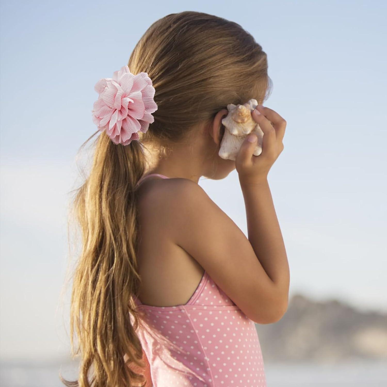 Paquete de 2 Sujetadores de Cabello para Niñas XEEWEN Rosa