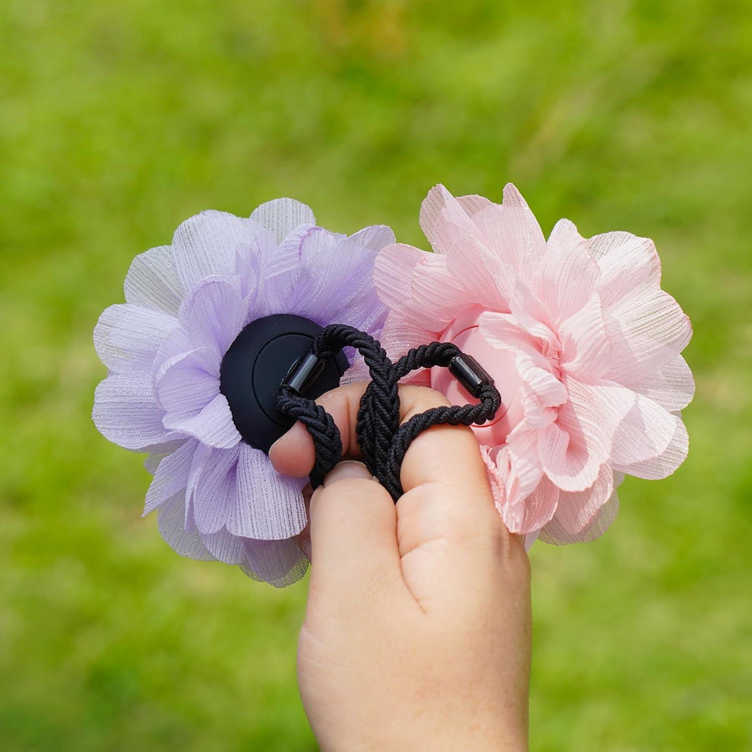 Paquete de 2 Sujetadores de Cabello para Niñas XEEWEN Rosa