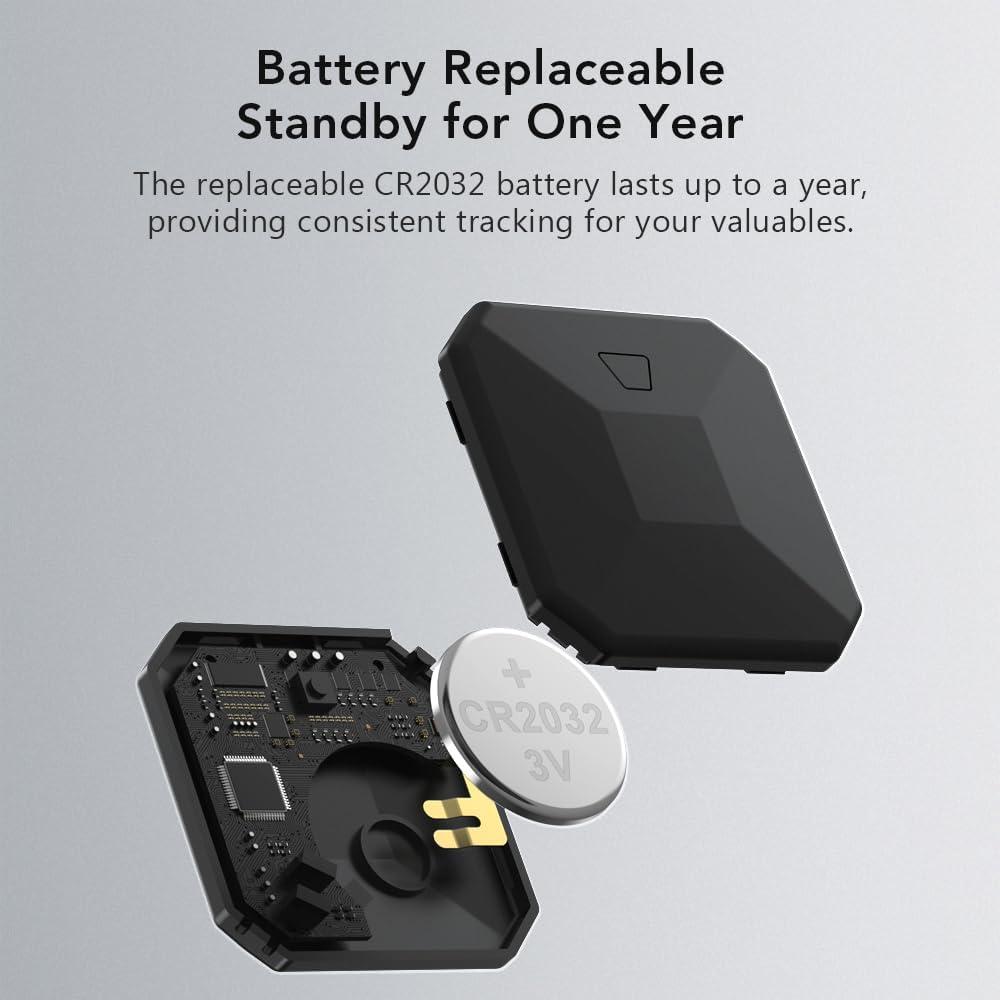 Localizador Bluetooth JianHan JH-Finder-B02 Negro Paquete de 4