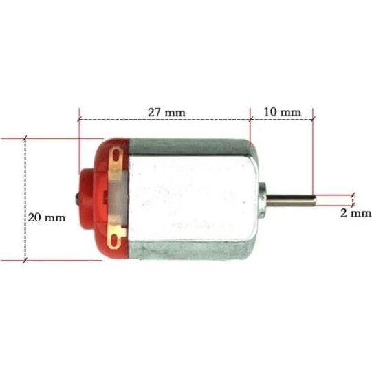 Motor Eléctrico Mini DC 130 15000RPM 1.5-3V 6 Piezas