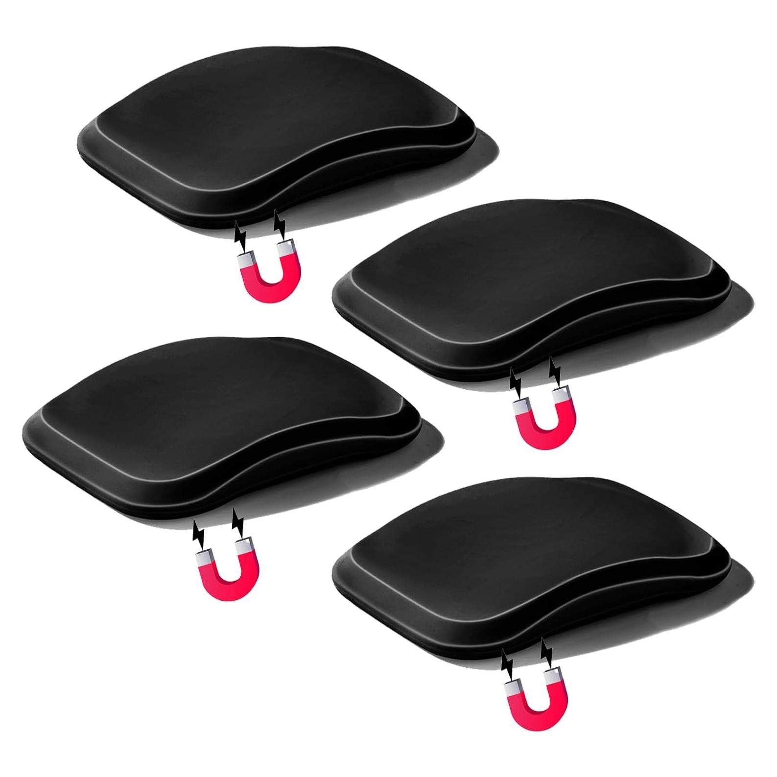 Funda Magnética de Silicona Sifemp para AirTag - 4 Pack Negro