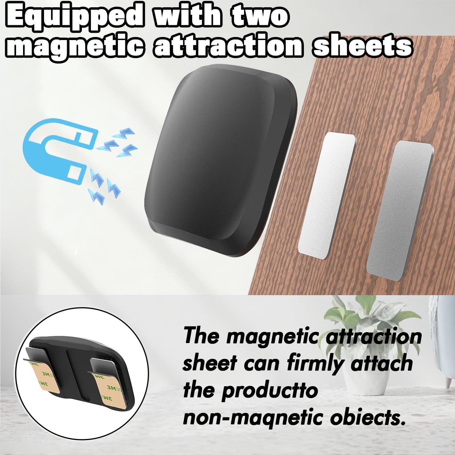 Funda Magnética de Silicona Sifemp para AirTag - 4 Pack Negro