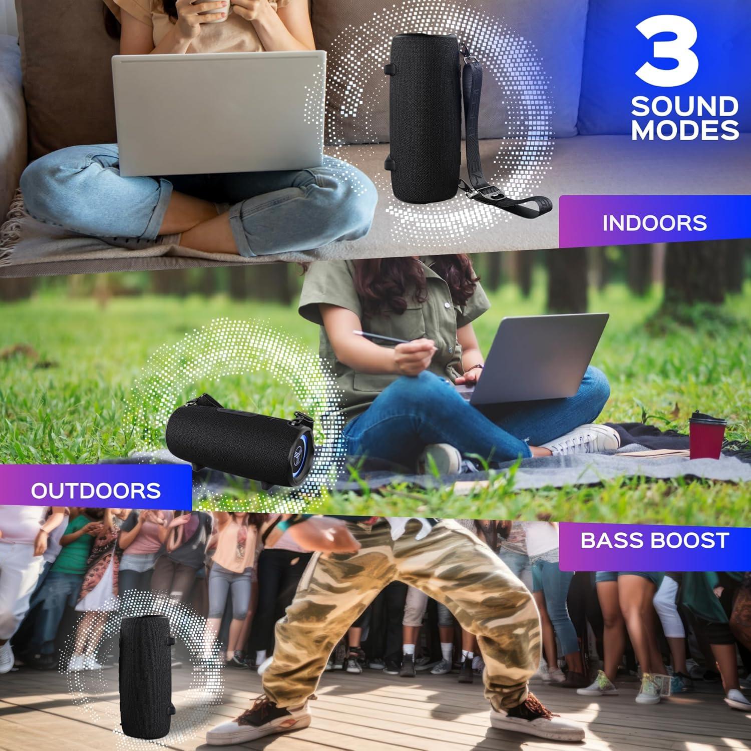 Altavoz Bluetooth TREBLAB HD-Max 60W Impermeable 20H