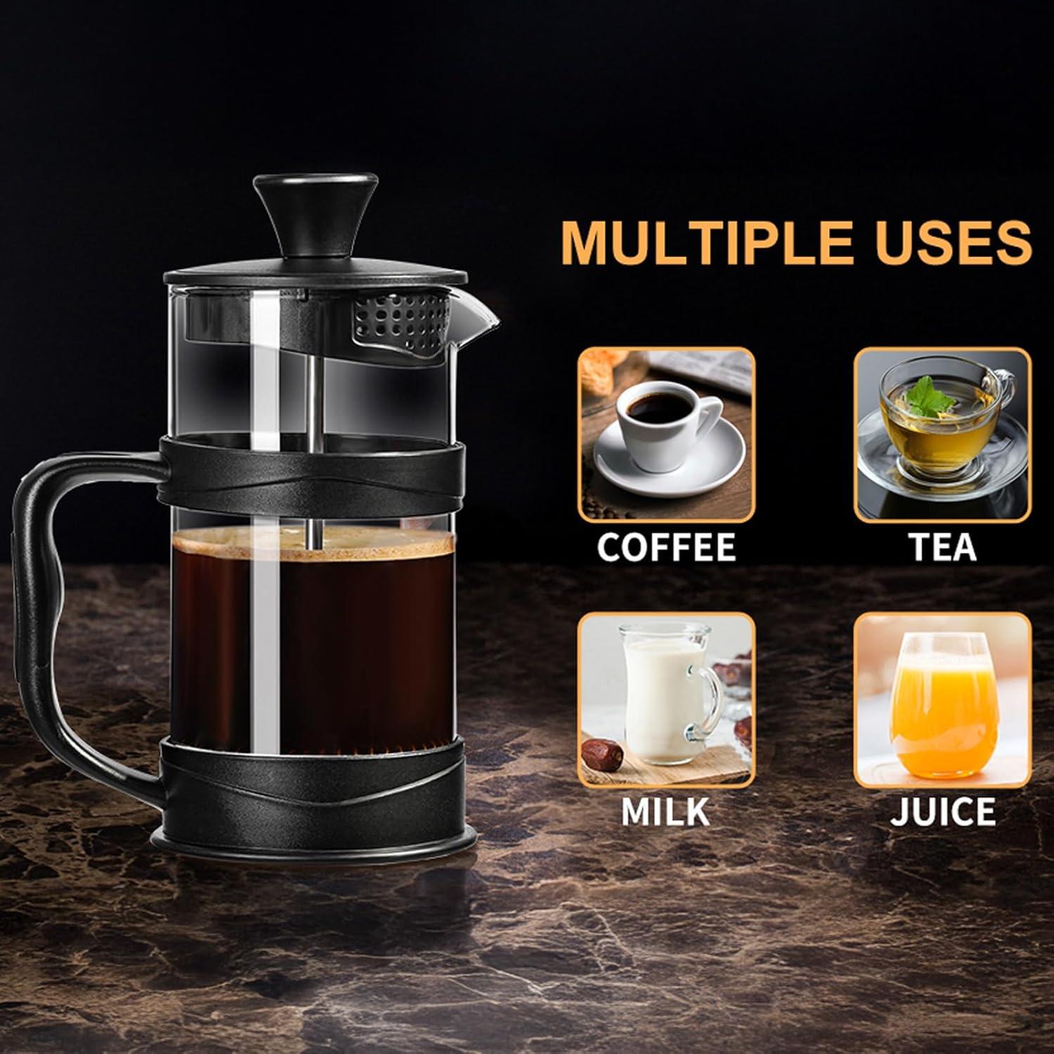 Prensa Francesa PARACITY 500ml Acero Inoxidable y Vidrio