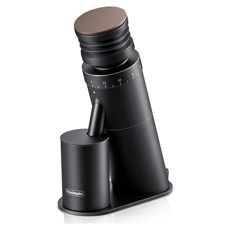 Molino de café eléctrico Viesimple Gen 4, 2.52 kg, diseño antiestático