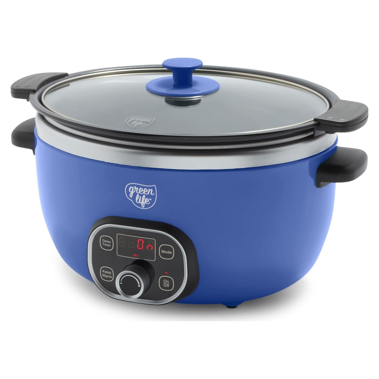 Olla de Cocción Lenta GreenLife 6QT Cerámica Antiadherente