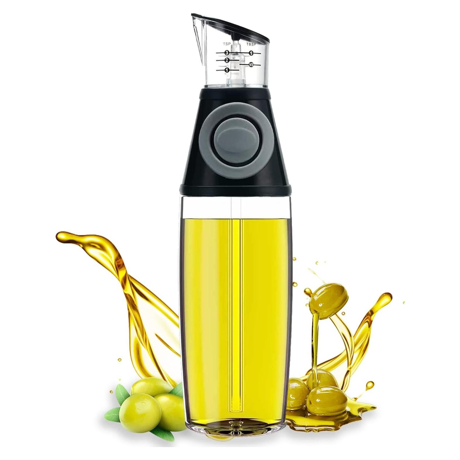 Botella dispensadora de aceite KITLAB 500ml vidrio negro