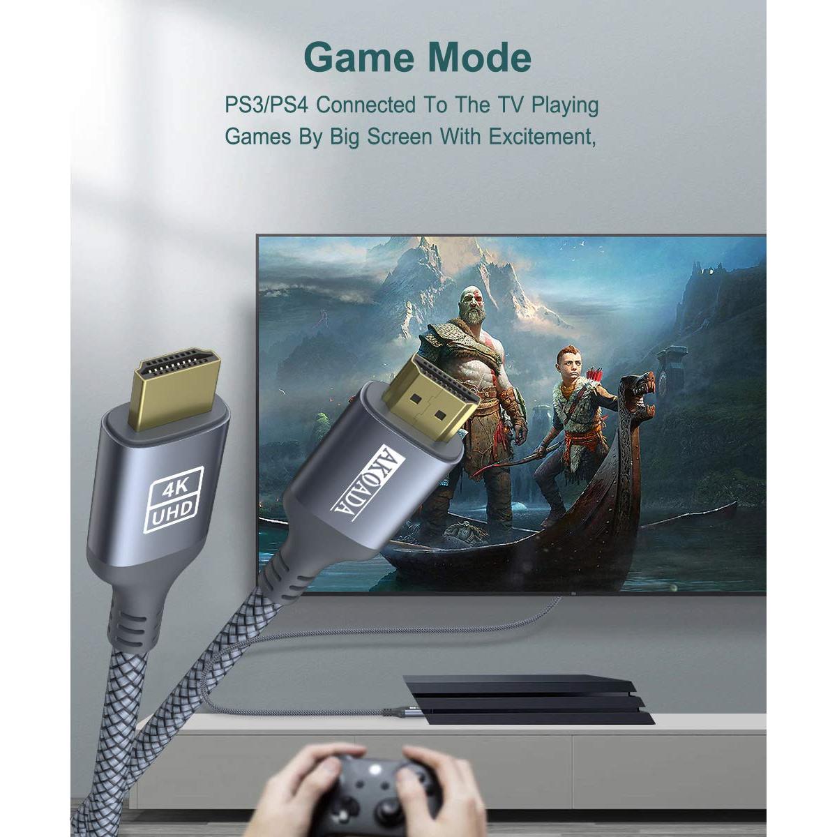 Cable HDMI AkoaDa 4K 4.57m 18Gbps Alta Velocidad 2.0