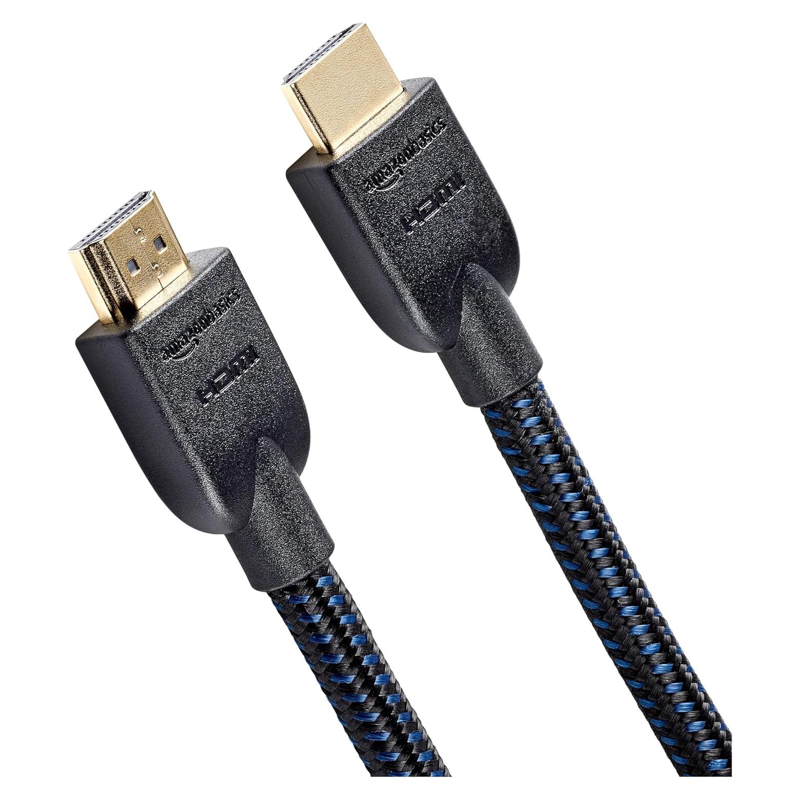 Cable HDMI Amazon Basics 4.6m Trenzado 4K 60Hz 18Gbps