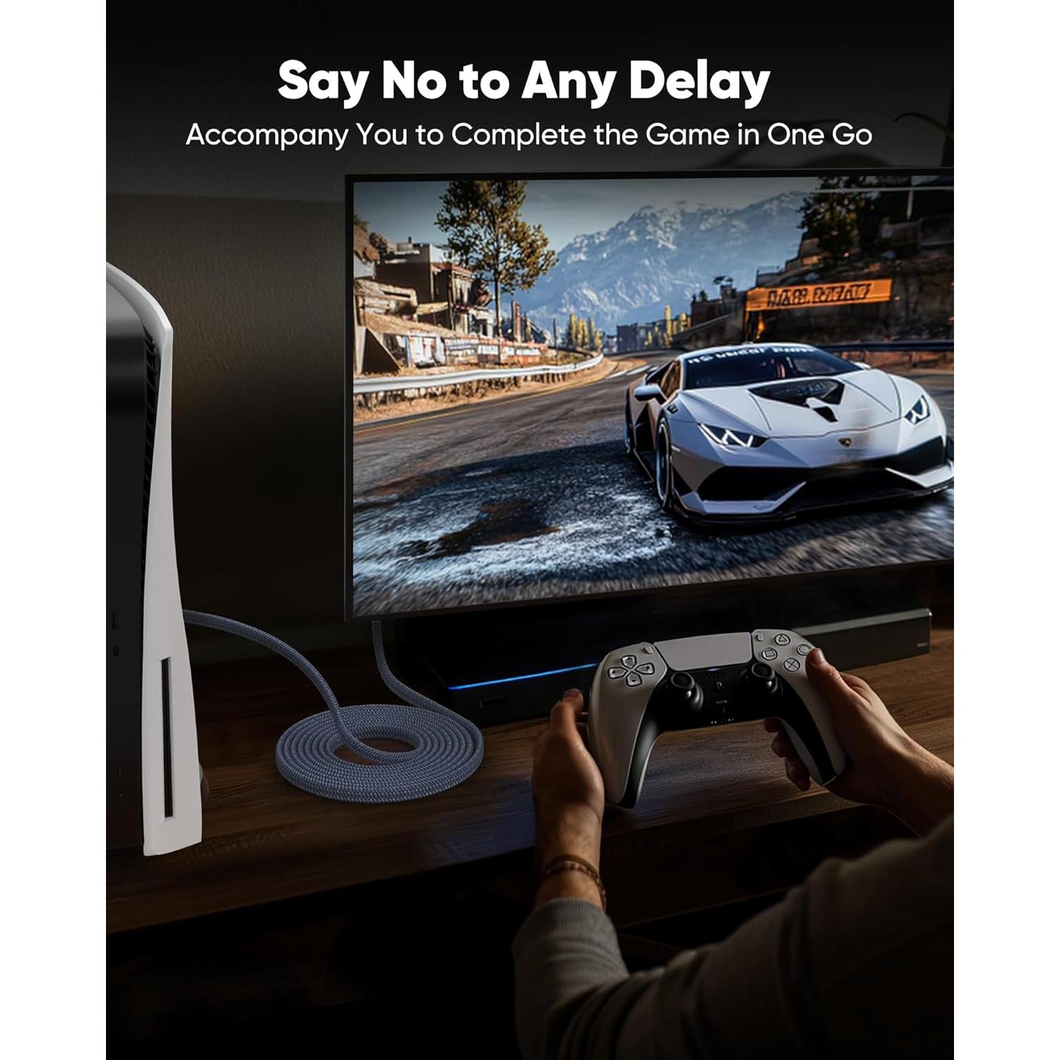 Cable Ethernet Cat 8 Snowkids 15.24 m 40Gbps 2000MHz RJ45