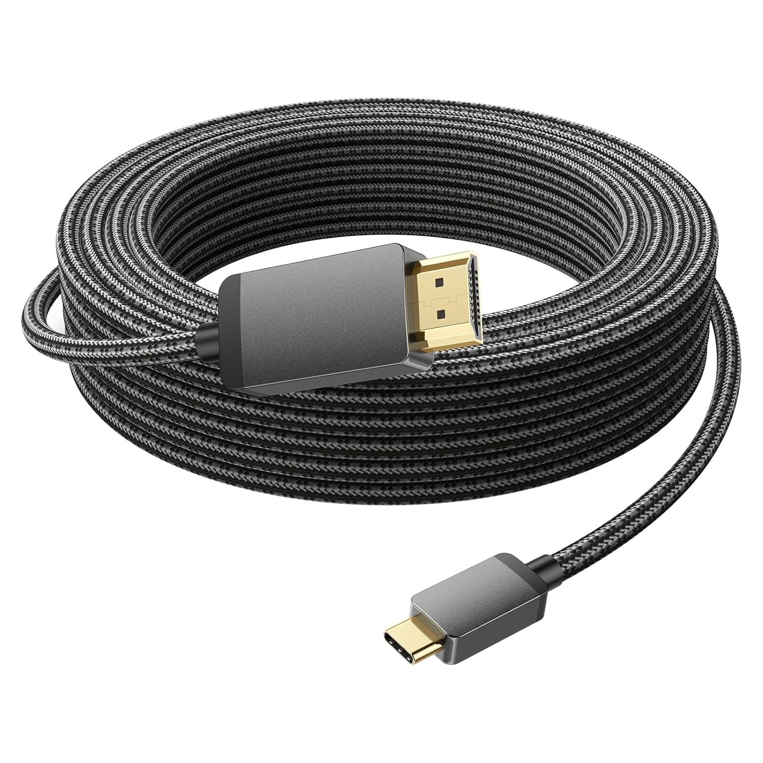 Cable USB C a HDMI 4K 6m Vorothin - Alta Velocidad