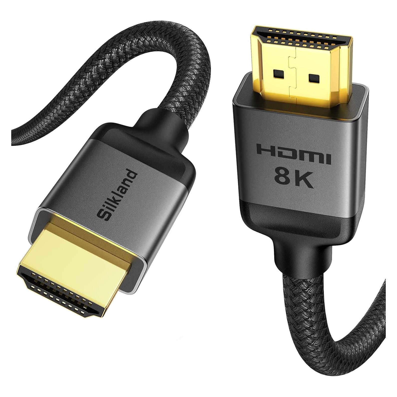 Cable HDMI 2.1 Silkland 4.57m Ultra Alta Velocidad 48Gbps