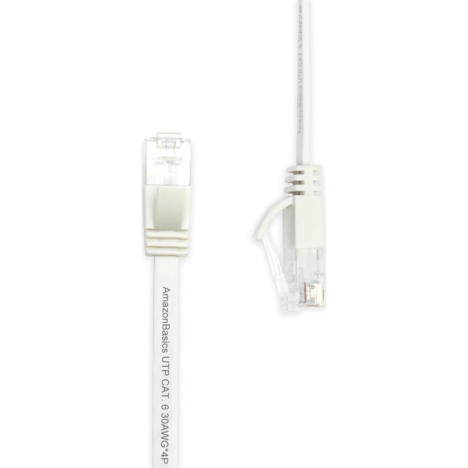 Cable Ethernet RJ45 Cat 6 Amazon Basics 30.48 m Blanco