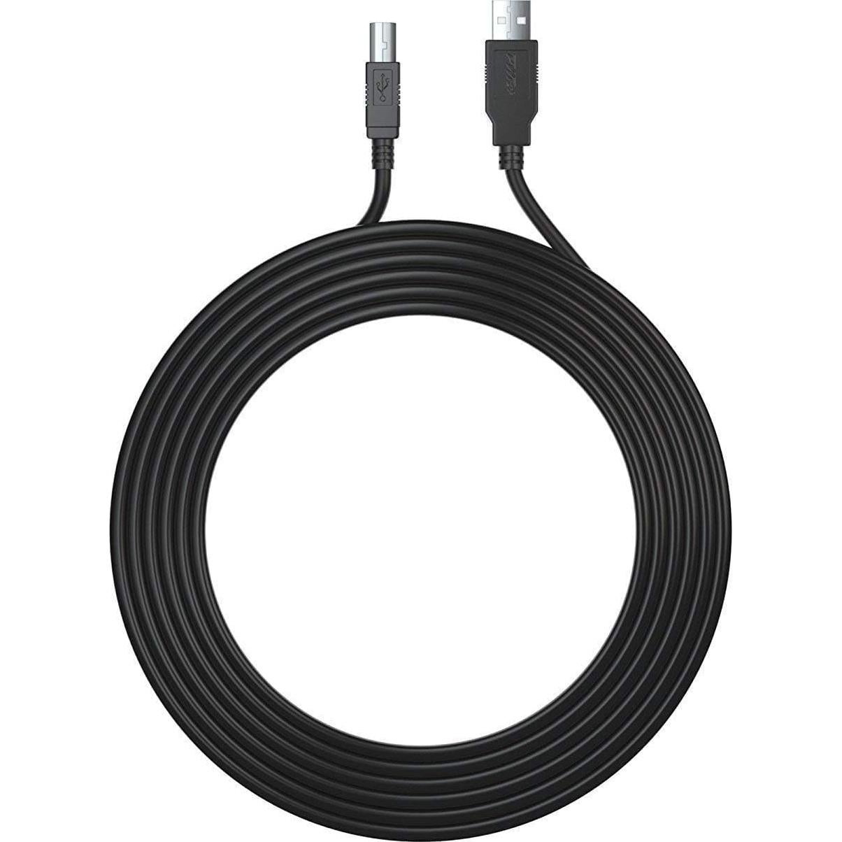 Cable USB 2.0 PWR+ Tipo-A a Tipo-B 3.66m Alta Velocidad