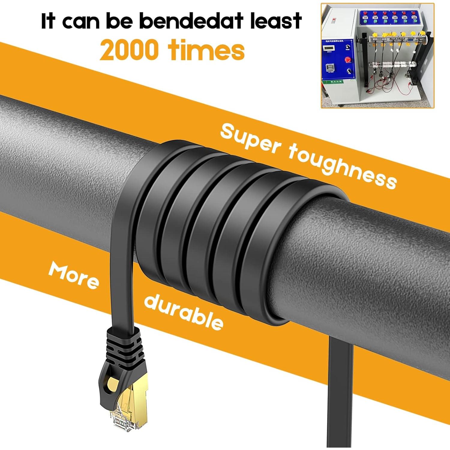 Cable Ethernet CAT8 Ercielook 9.14 m Alta Velocidad S/FTP