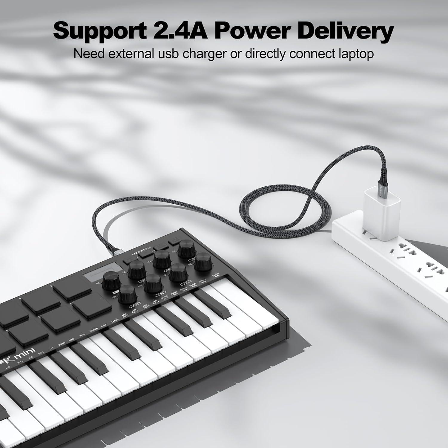 Cable de Impresora USB 2.0 FEMORO 10 Pies (3.05m) Alta Velocidad