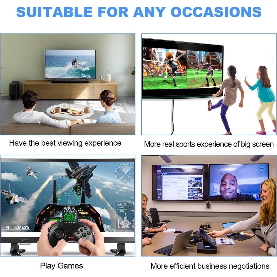 Cable DisplayPort 1.4 8K 5m Angusplay Alta Velocidad 32.4Gbps