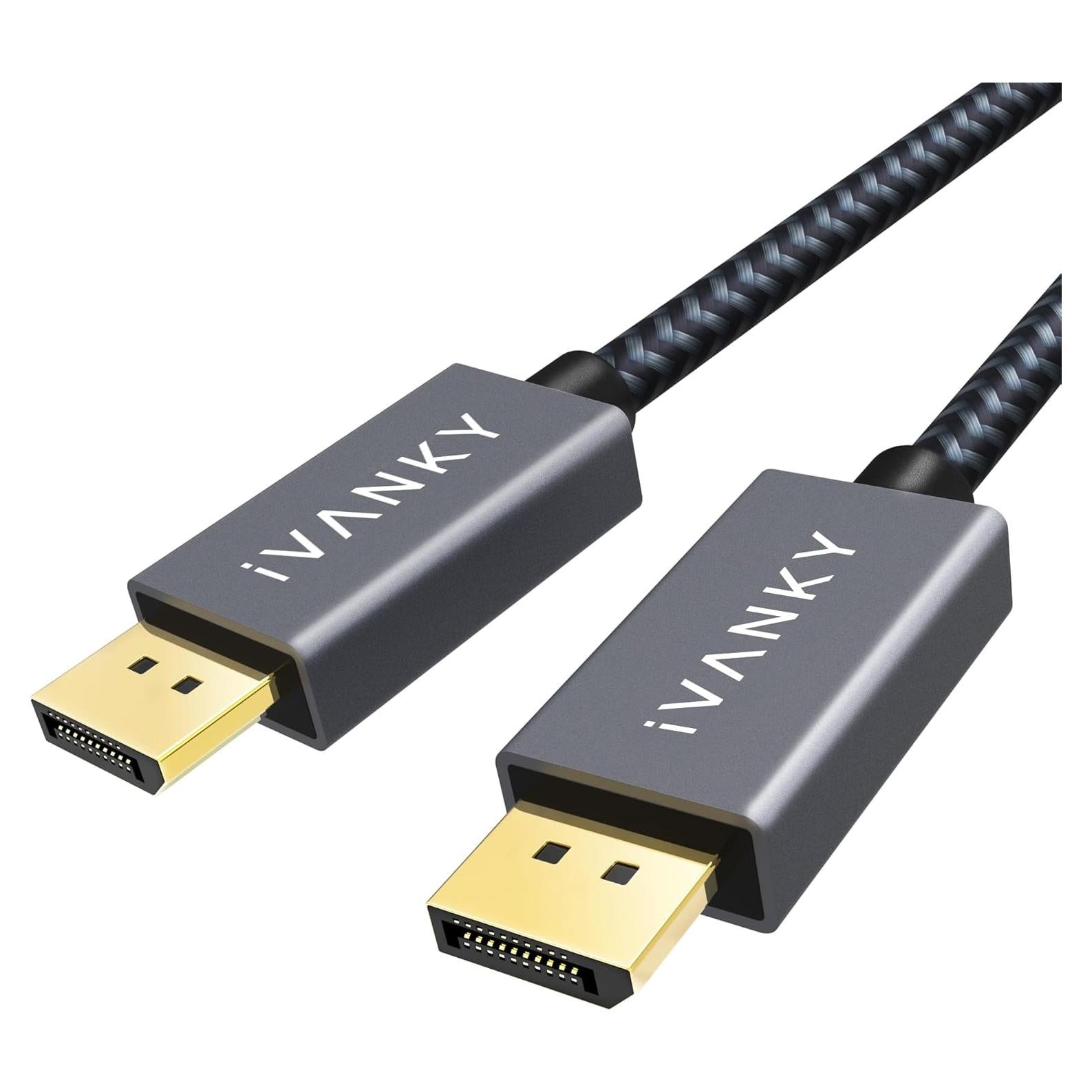 Cable DisplayPort 4.5M IVANKY VBC11 4K@60Hz Alta Velocidad