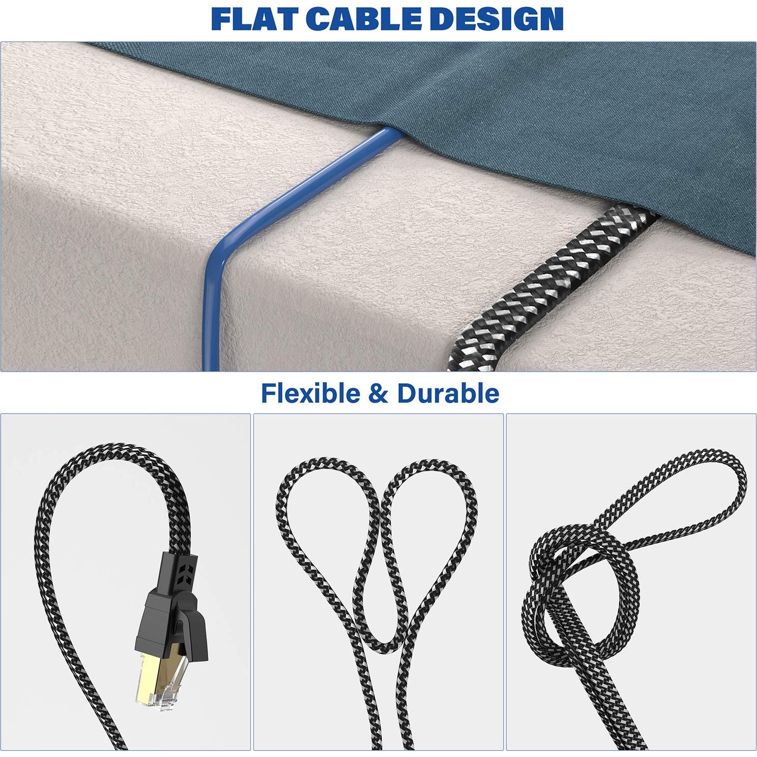Cable Ethernet Cat 8 Orbram 6 m SFTP 40Gbps Alta Velocidad