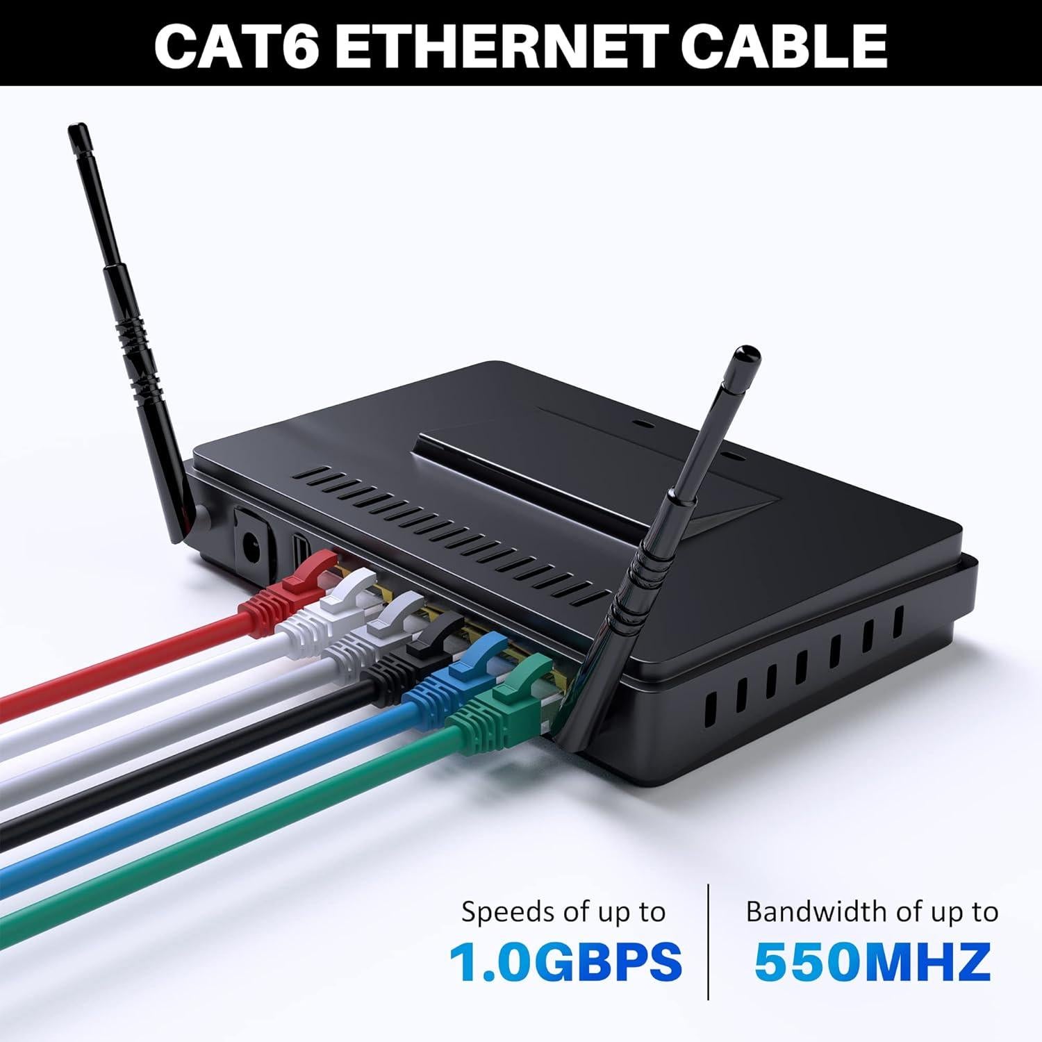 Cable Ethernet Cat 6 Kxable 38.1 m Alta Velocidad RJ45