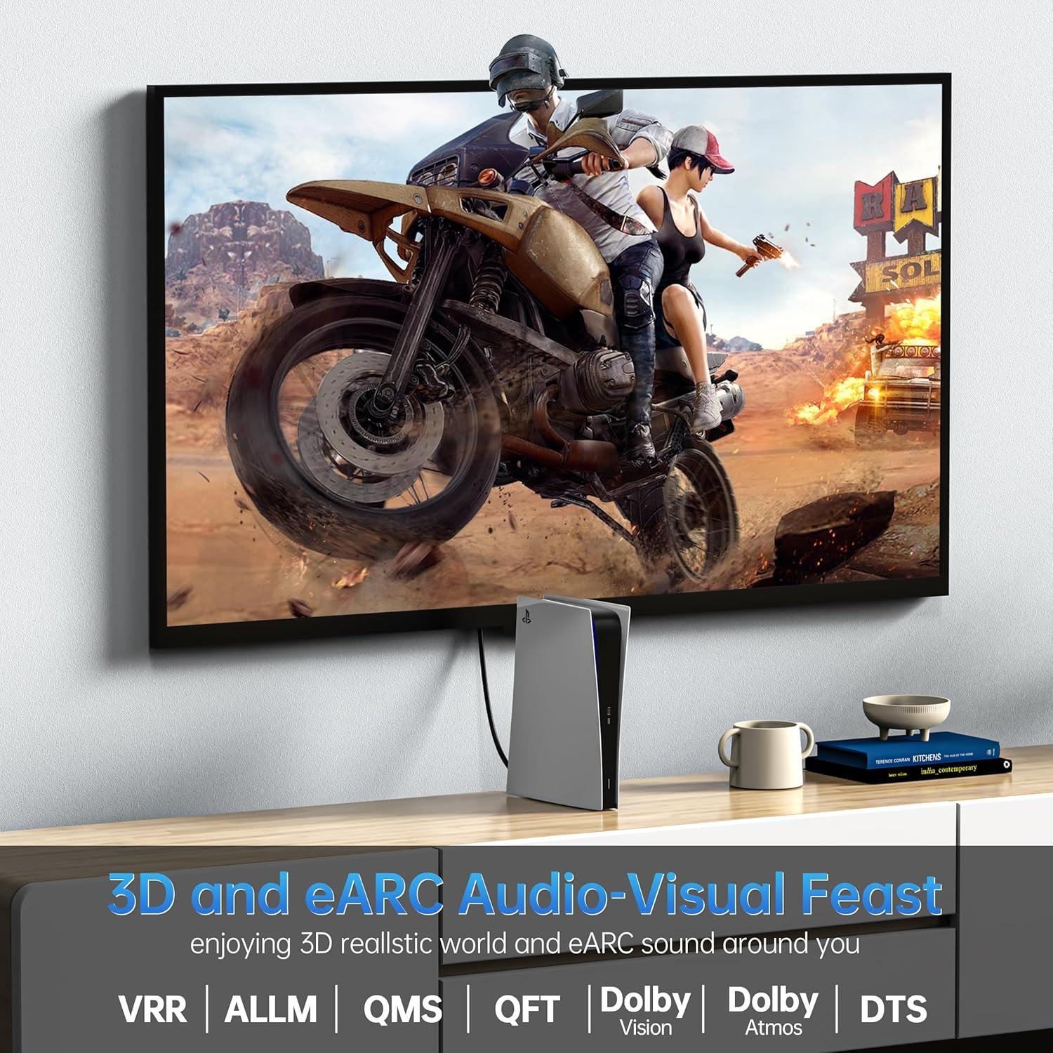 Cable HDMI DGHUMEN 30.48m 8K 60Hz Ultra Alta Velocidad