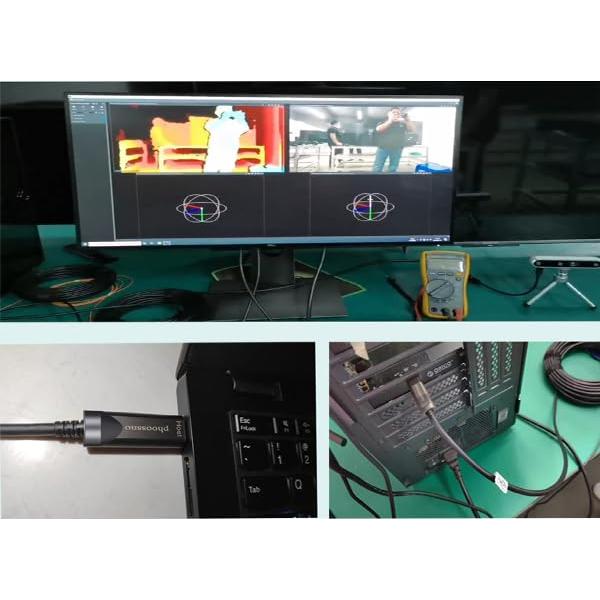 Cable Óptico USB C a C Phoossno 10Gbps 15m - Extensión Activa