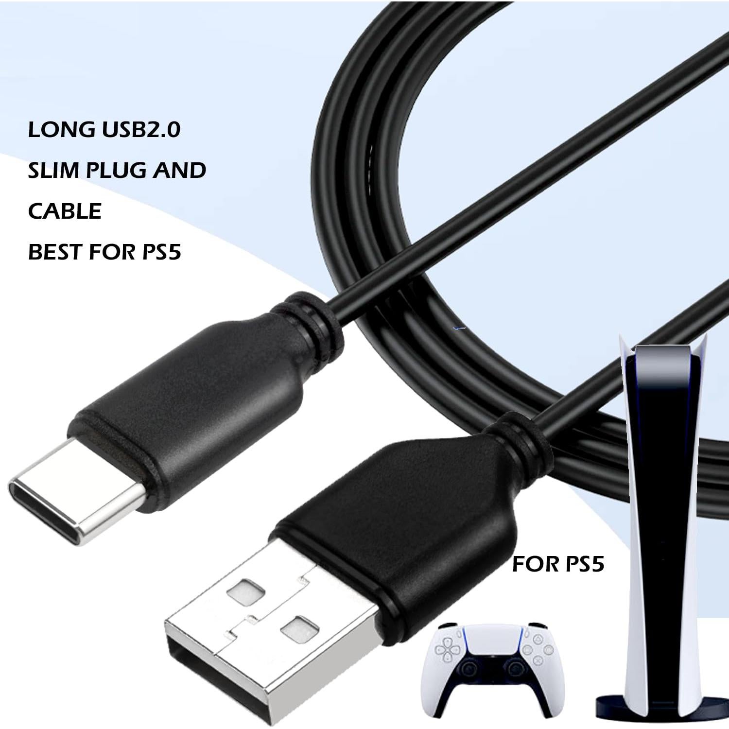 Cable USB C a USB A YOTETION 7.62 m Slim PVC 480Mbps
