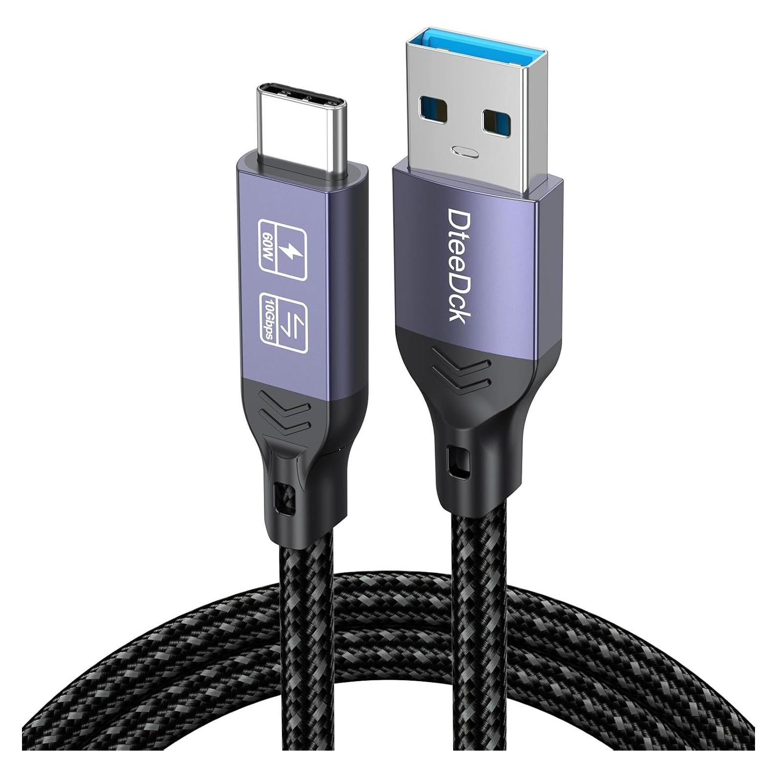 Cable USB Tipo C 3.2 DteeDck 0.91m Carga Rápida 15W