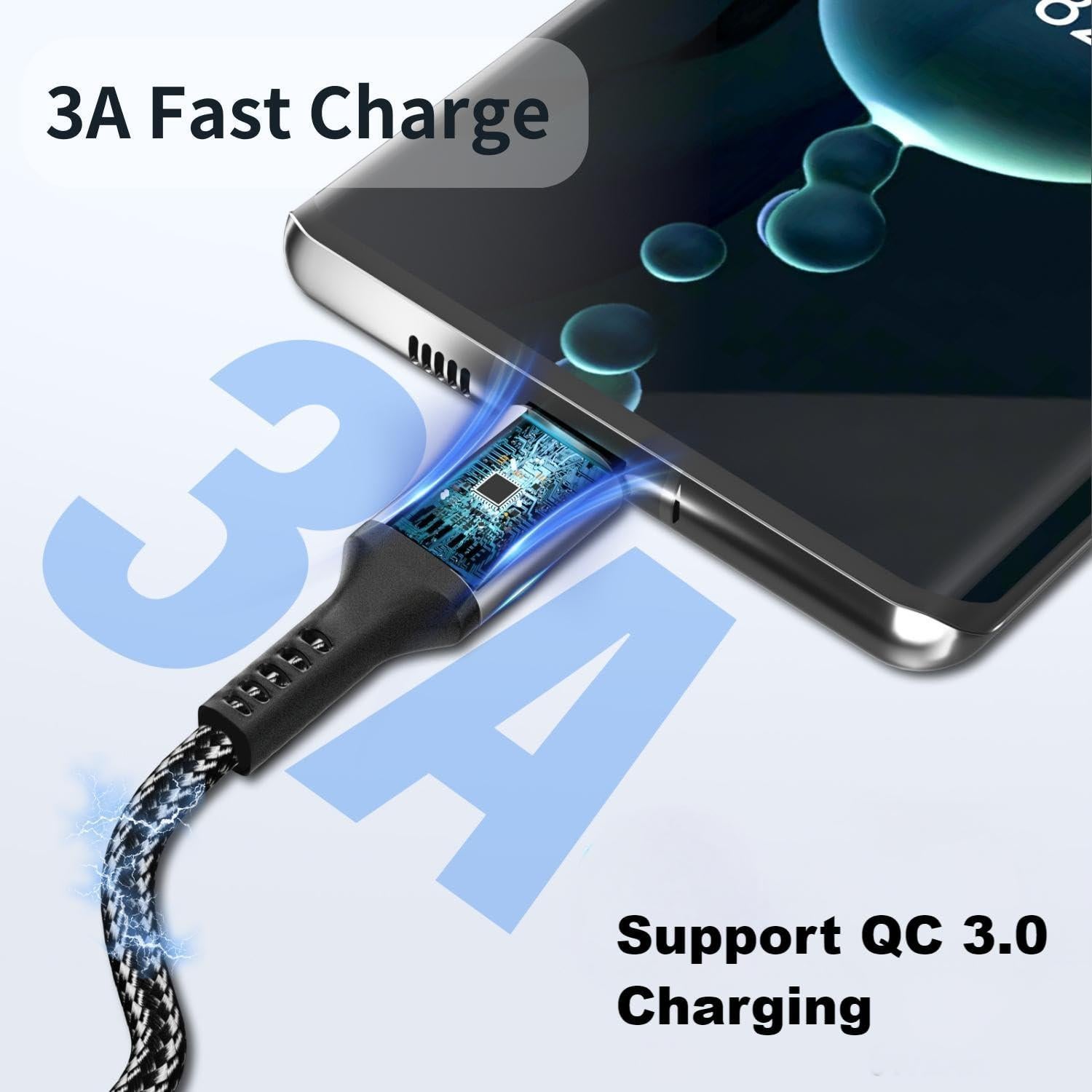 Cable USB C 20 pies 3A Carga Rápida Dongguan Zhenwei