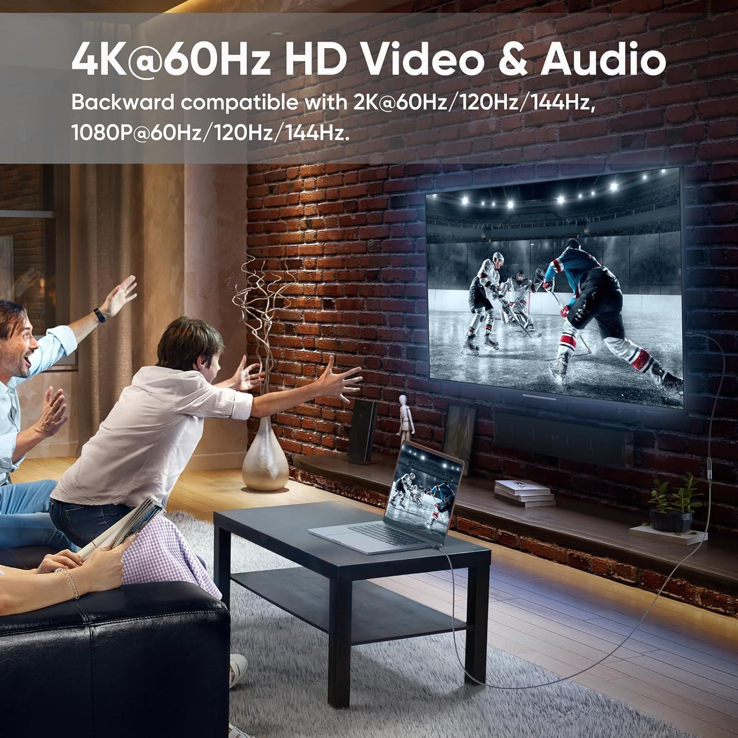 Cable Extensión USB C 2m DteeDck 100W 10Gbps 4K