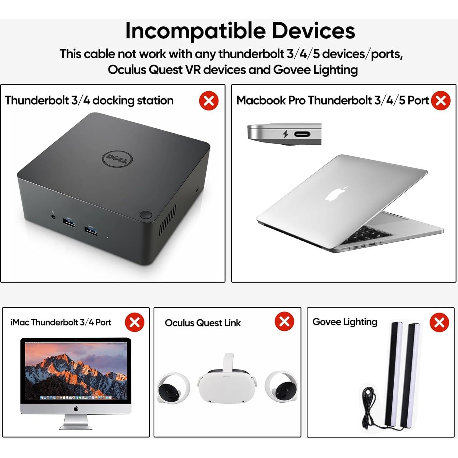 Cable Extensión USB C 2m DteeDck 100W 10Gbps 4K