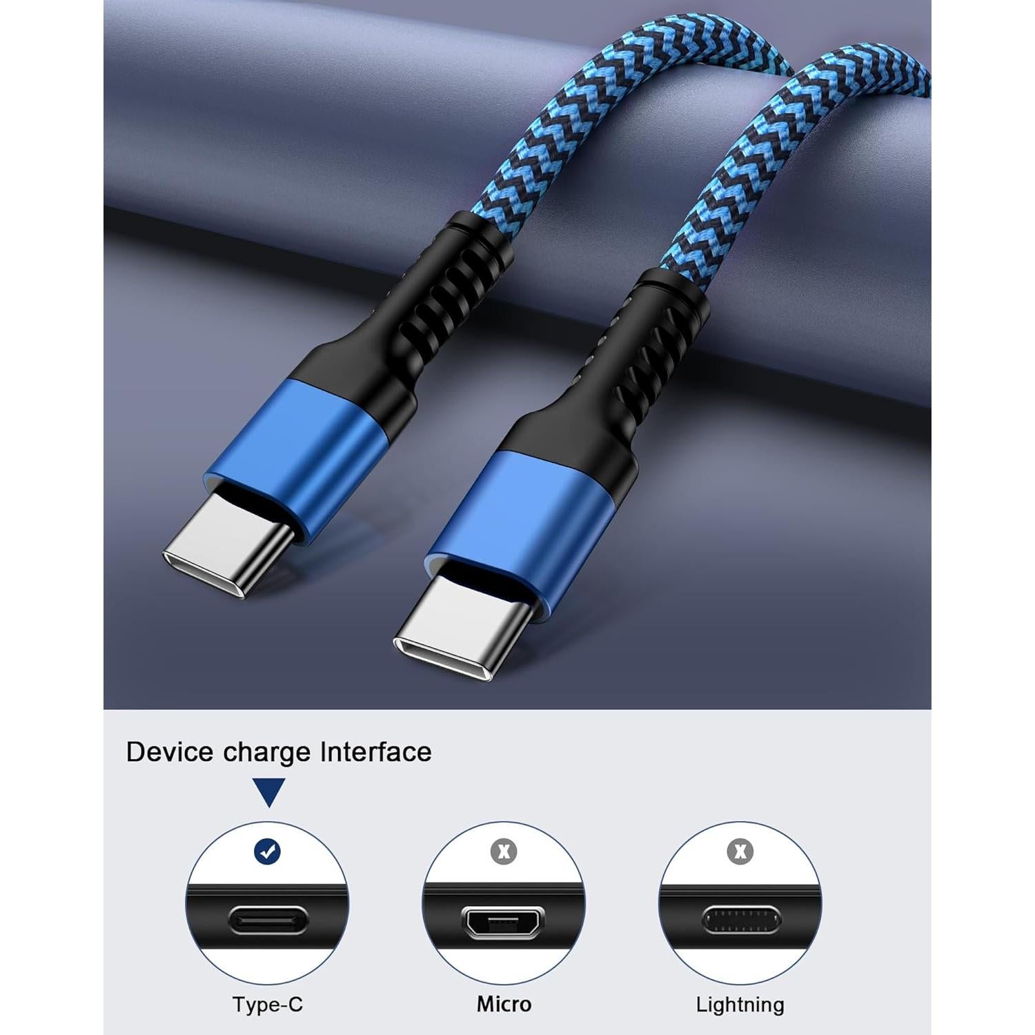 Cable de Carga Rápida USB C 10 Pies Ocbuo para iPhone 16