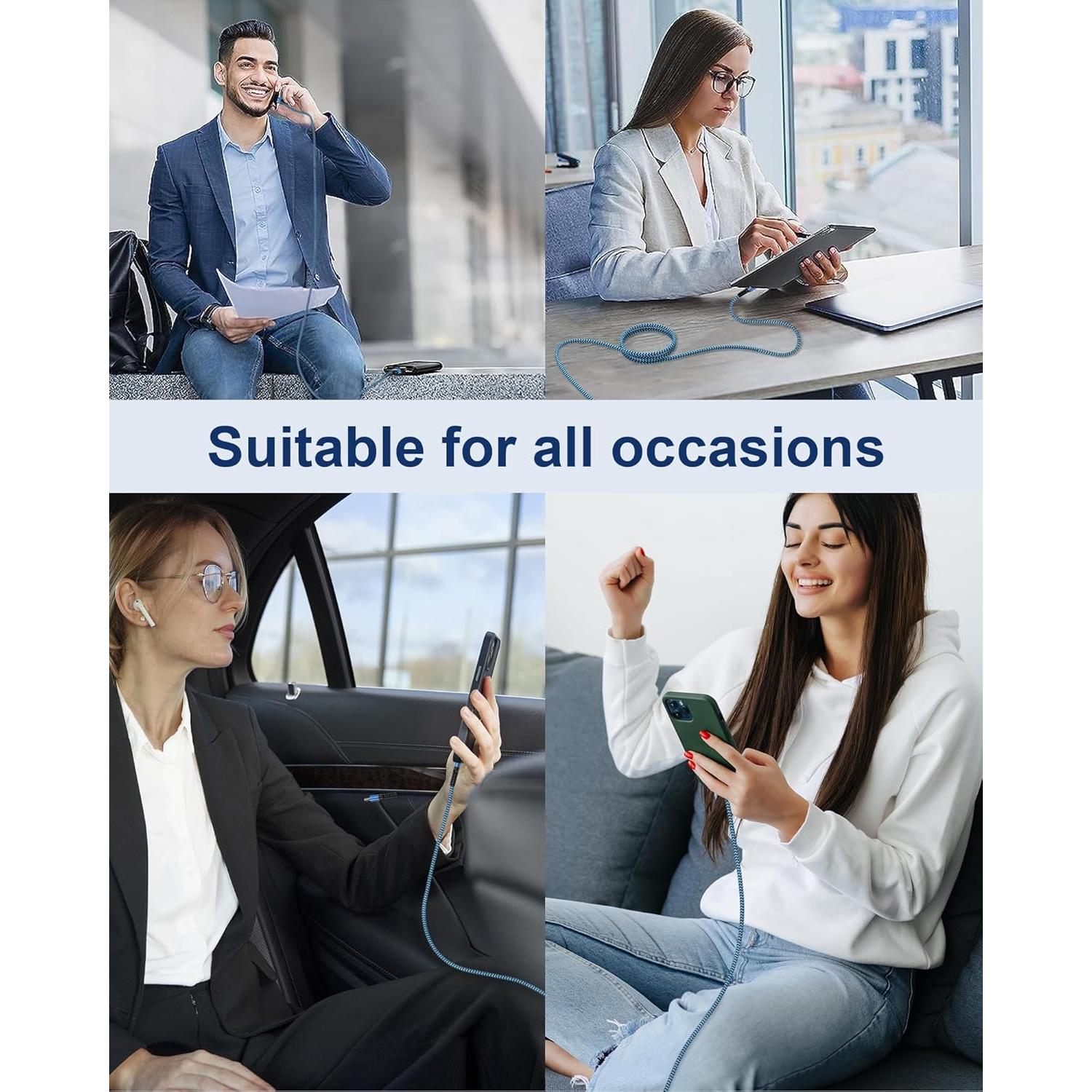 Cable de Carga Rápida USB C 10 Pies Ocbuo para iPhone 16