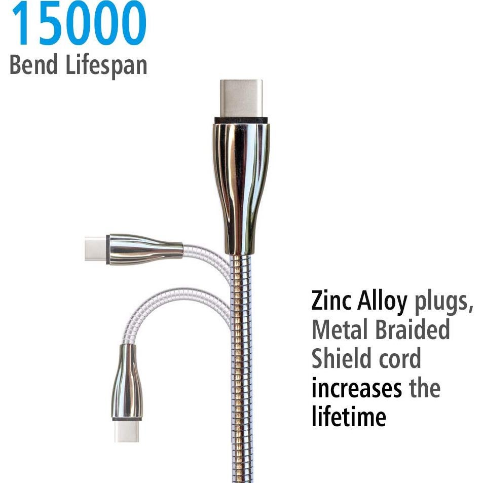 Cable USB Tipo C MAGNITTO 1.83m 2-Pack Cargador Rápido