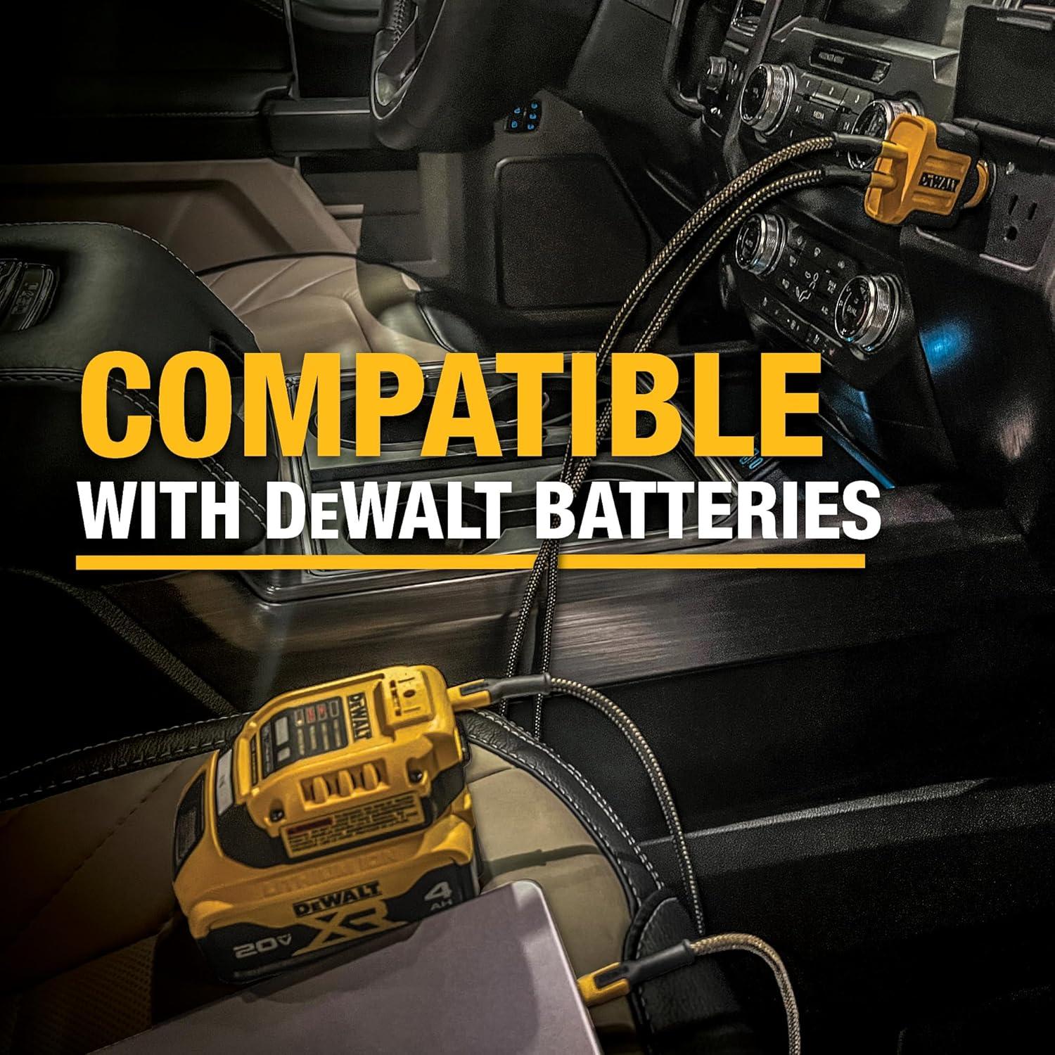 Cable USB C DEWALT 100W 1.22m Carga Rápida PD Tipo-C