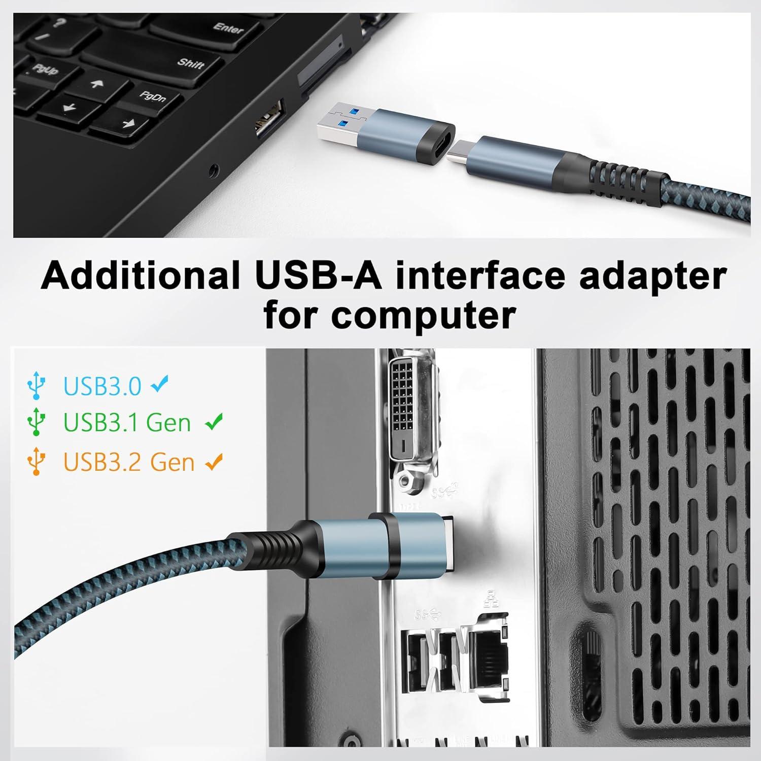 Cable de enlace Kuject 6.1m USB 3.0 tipo C para Quest 2/Pro
