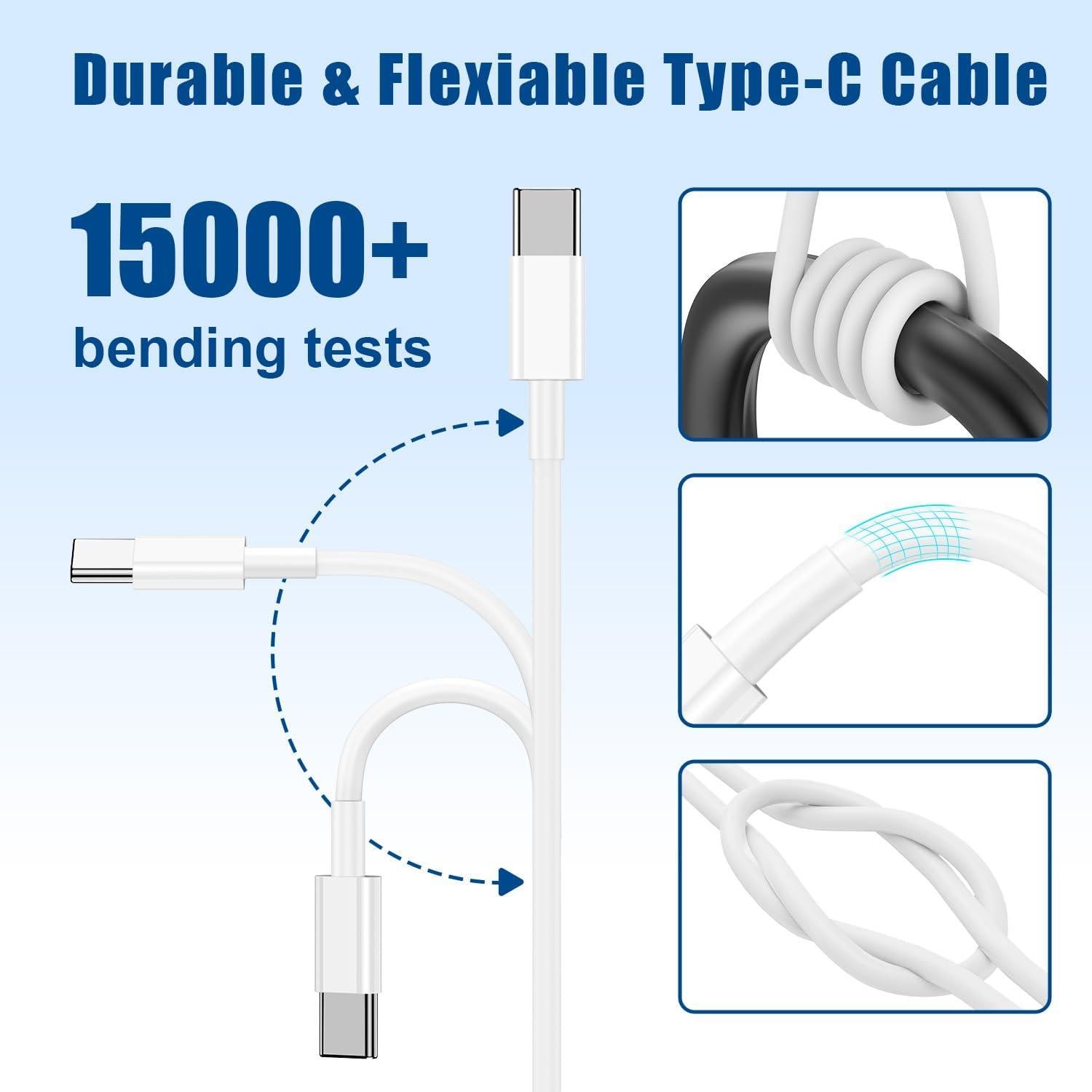 Cable de carga rápida USB C a C 3m Pukerehab 60W