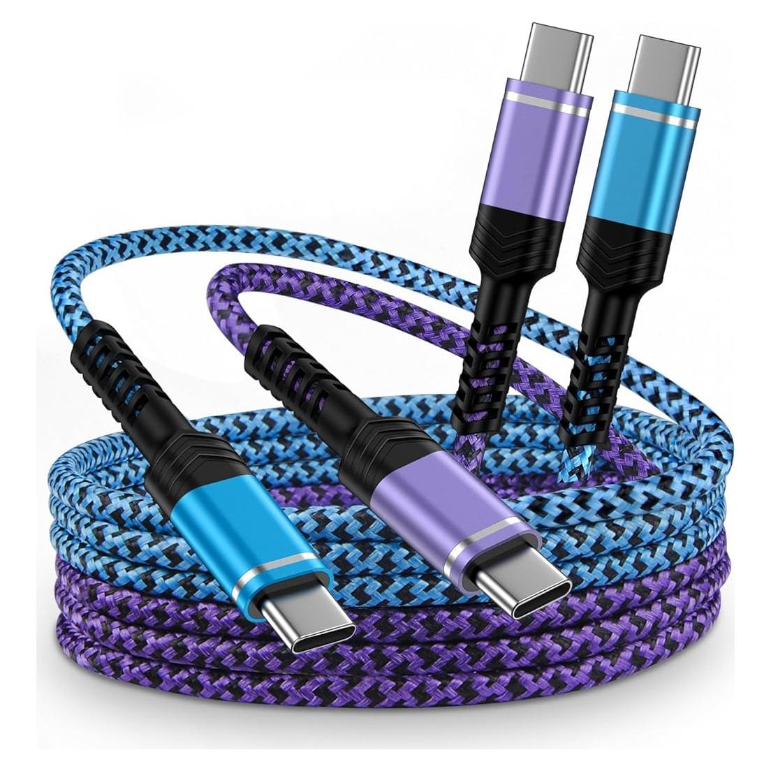 Cable USB C a USB C 1.83 m AILKIN Carga Rápida Compatible iPhone