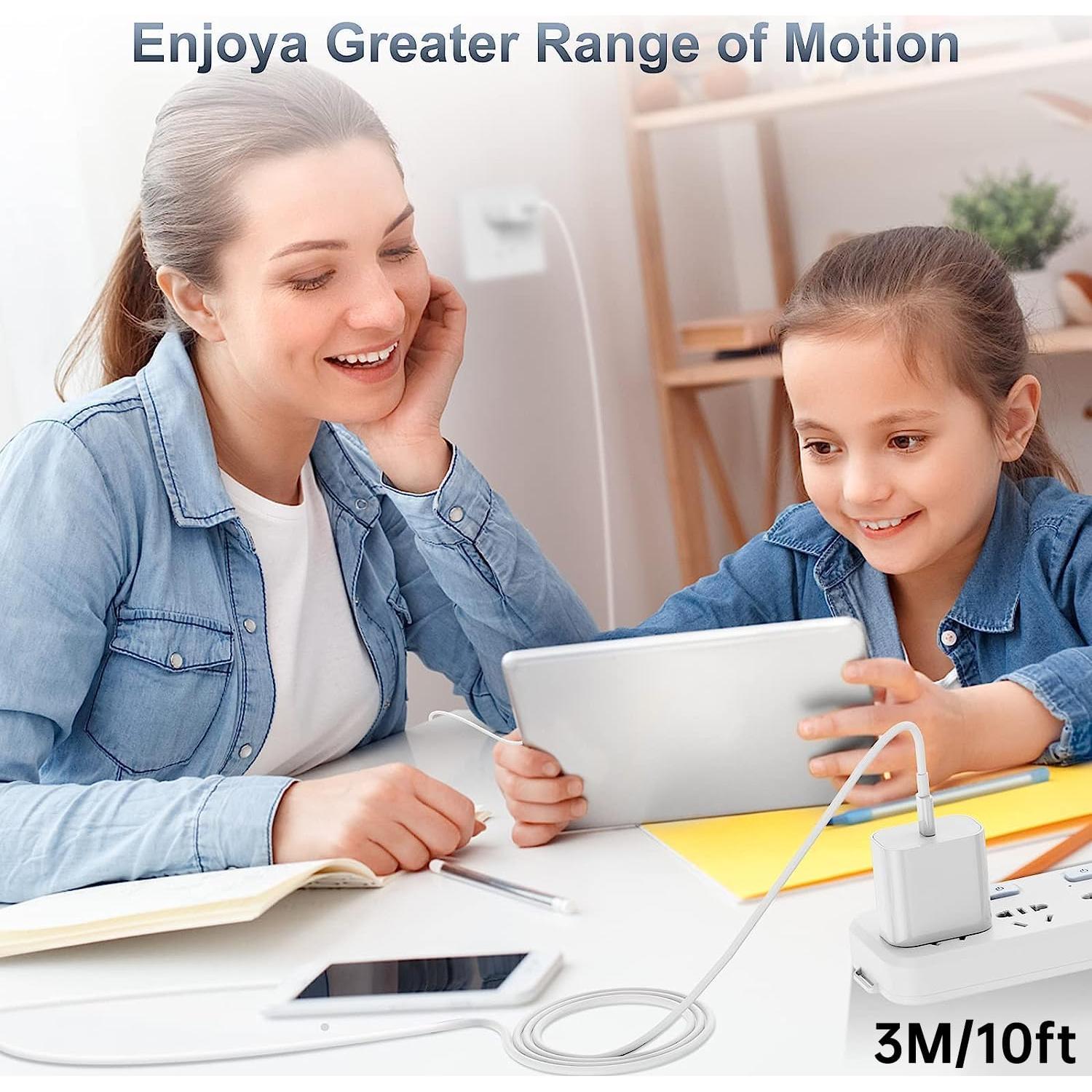 Cargador Rápido 20W USB-C para iPhone 16/15 y iPad 12.9/11