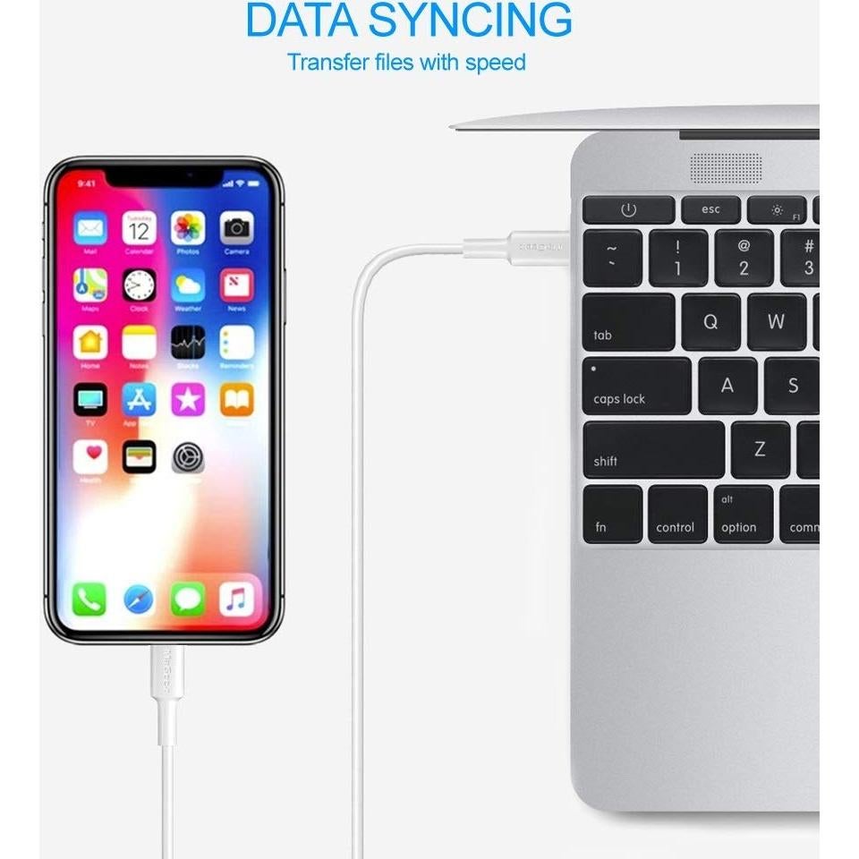 Cable USB C a Lightning MaGeek 3m Certificado MFi Carga Rápida