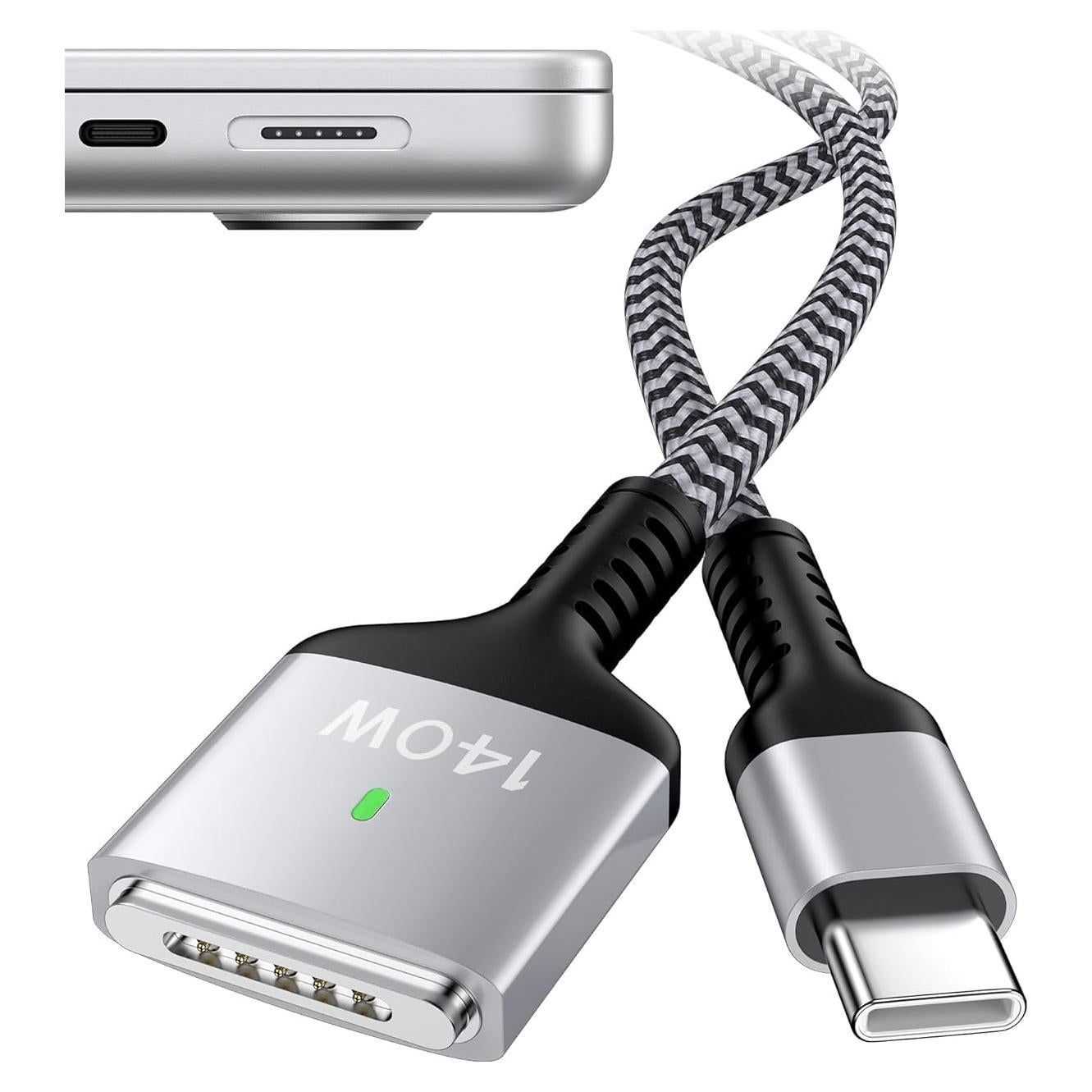Cable de Carga USB-C a MagSafe 3 140W para MacBook Pro/Air