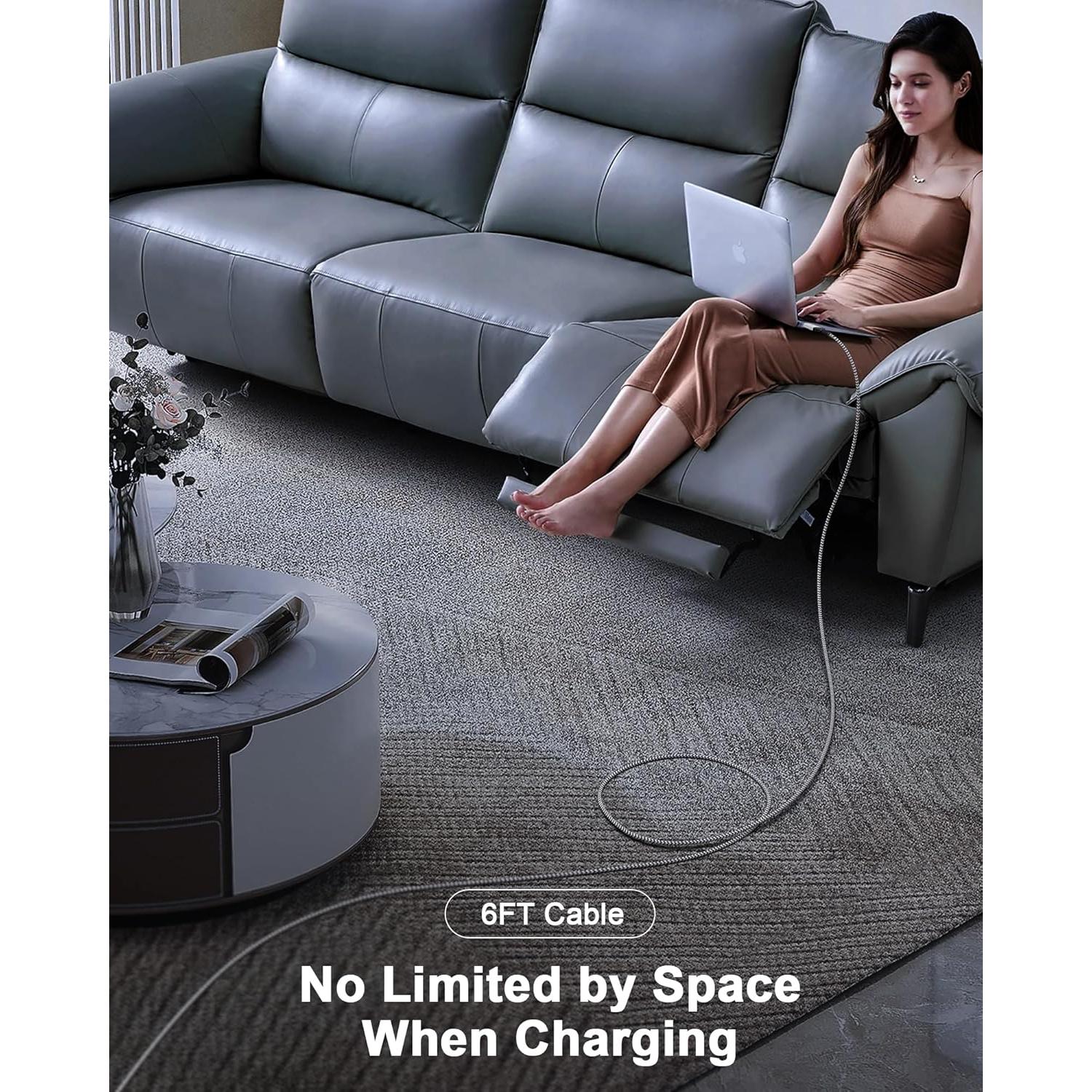 Cable de Carga USB-C a MagSafe 3 140W para MacBook Pro/Air