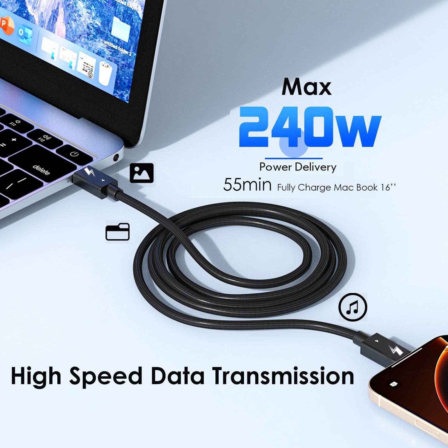 Cable Thunderbolt 4 3M Apple USB-C 240W Carga Rápida 40Gbps